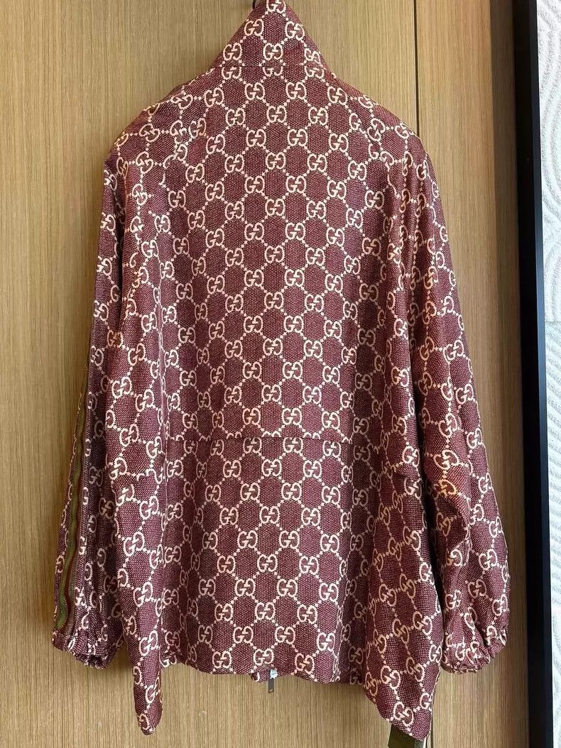 Gucci Gucci Popular old flower logo silk jacket 2503-Nextarrow Size US L / EU 52-54 / 3 - 2 Thumbnail