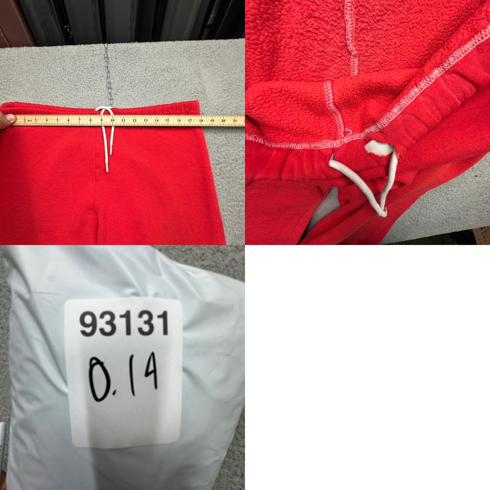 Russell Athletic VINTAGE 80s Russell Athletic Red Jogger Pants Mens M Sweatpants Drawstring Size US 31 - 8 Thumbnail