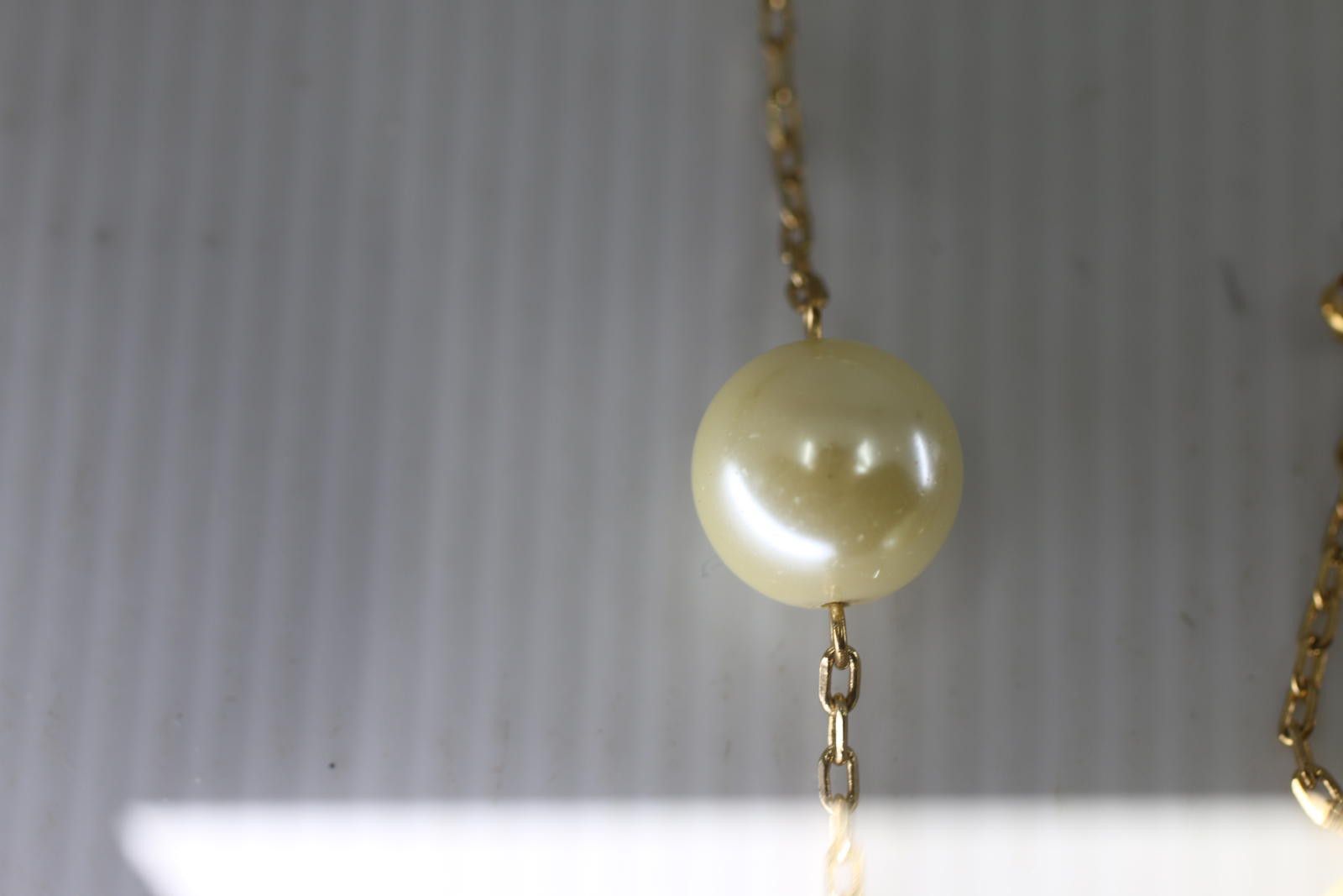 The Unbranded Brand Bijoux Ternier Faux Pearl Necklace & Earrings Set Gold Tone Size ONE SIZE - 4 Thumbnail