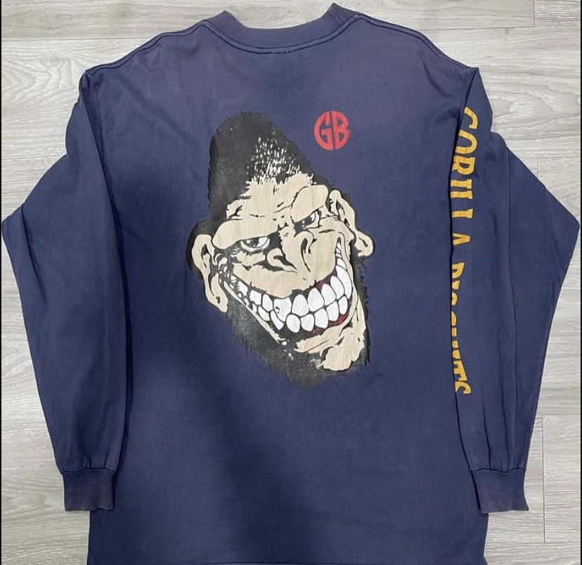 Band Tees Vintage 90’s Gorilla Biscuit Longsleeve Size US XL / EU 56 / 4 - 2 Thumbnail