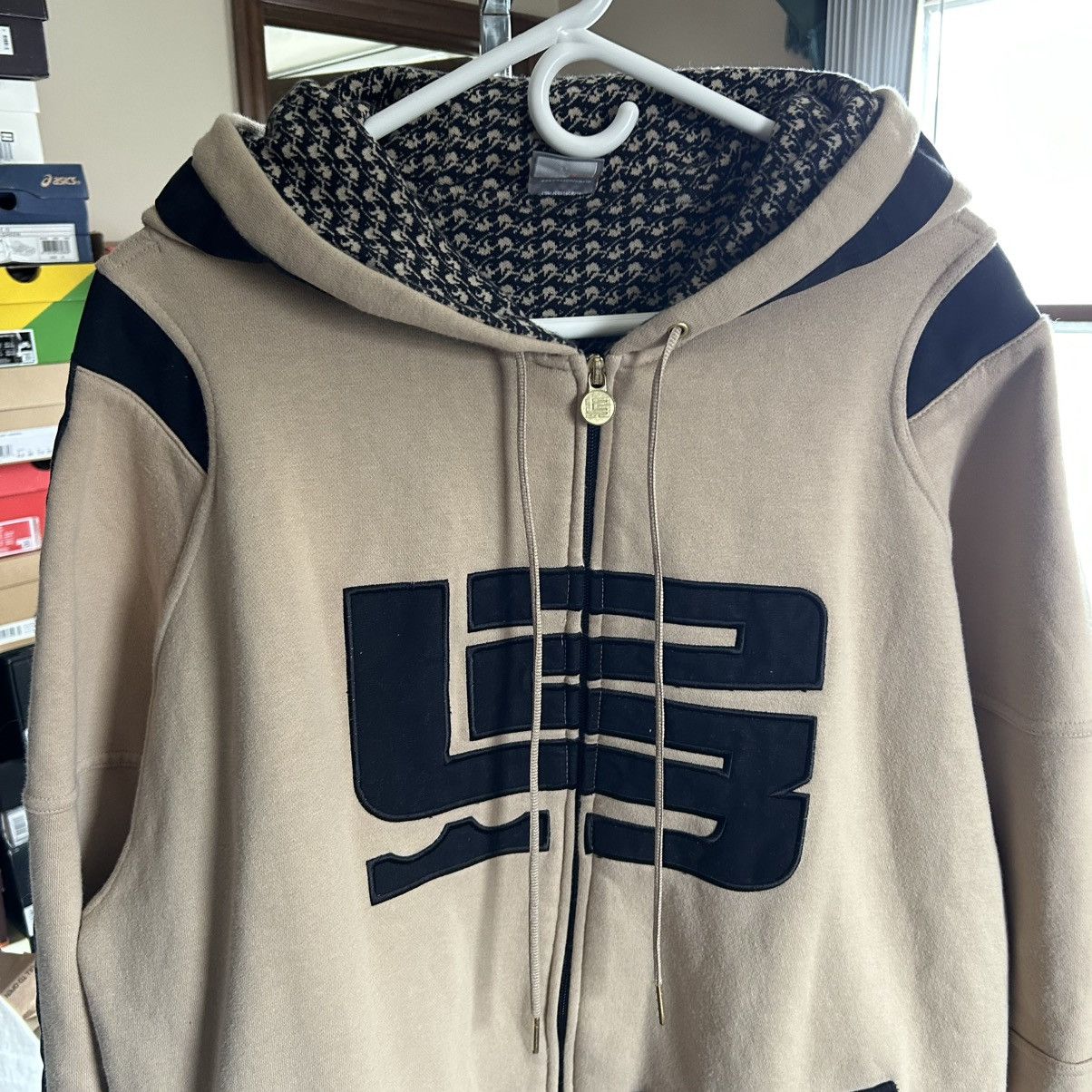Vintage 2003 NiKE AiR ZOOM GENERATiON LeBron James YKK ZiP UP HOODiE Size US XL / EU 56 / 4 - 20 Thumbnail