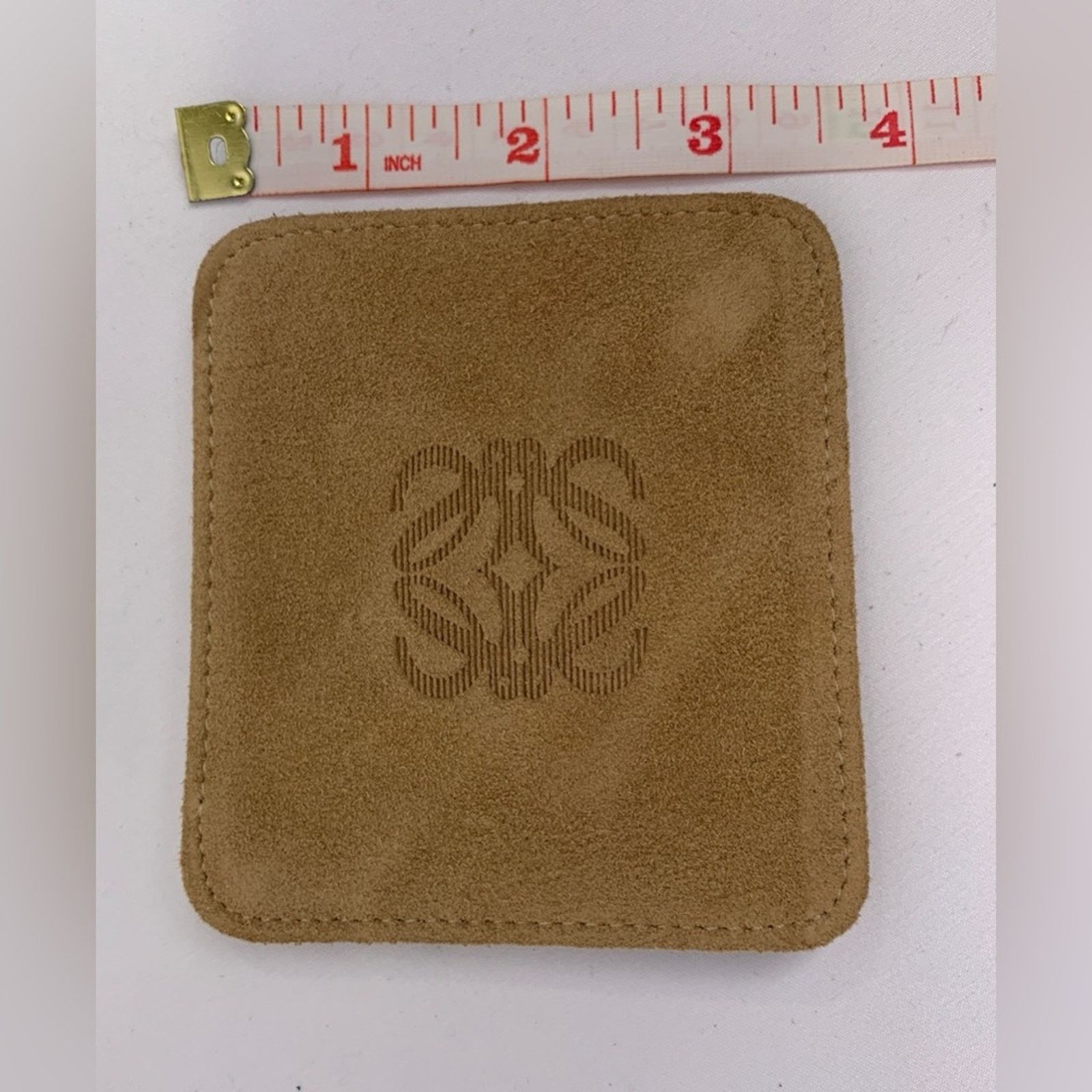 Loewe Loewe Tan Suede coin purse wallet with envelope Size ONE SIZE - 8 Thumbnail
