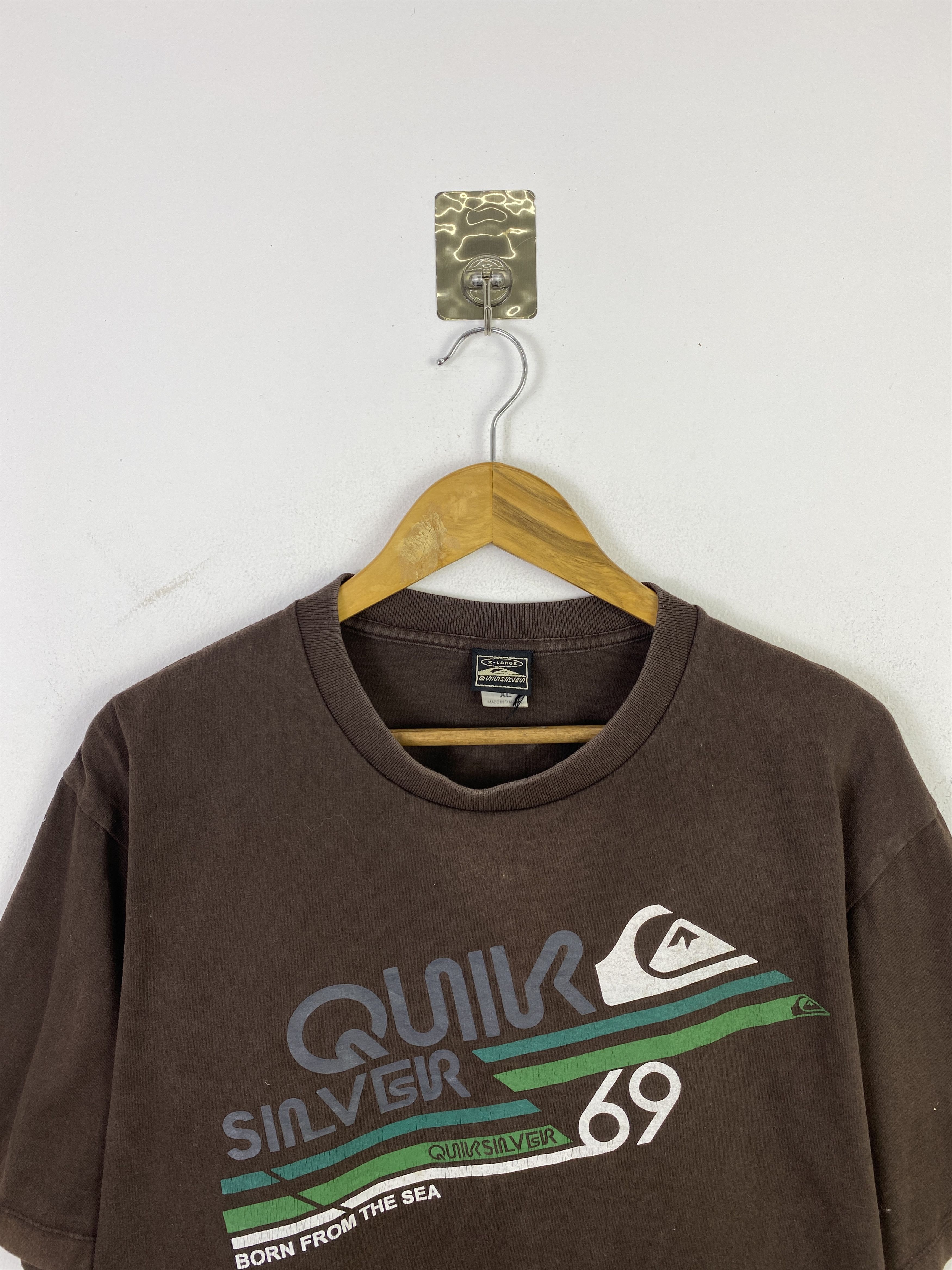 Quiksilver Vintage 90s Quiksilver Born From the Sea Tee TA0743 Size US XL / EU 56 / 4 - 2 Thumbnail