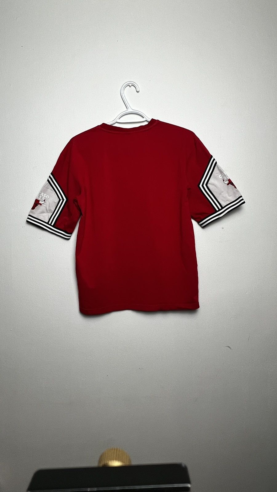 NBA × Nike Red Chicago Bulls Tee Size US M / EU 48-50 / 2 - 2 Thumbnail