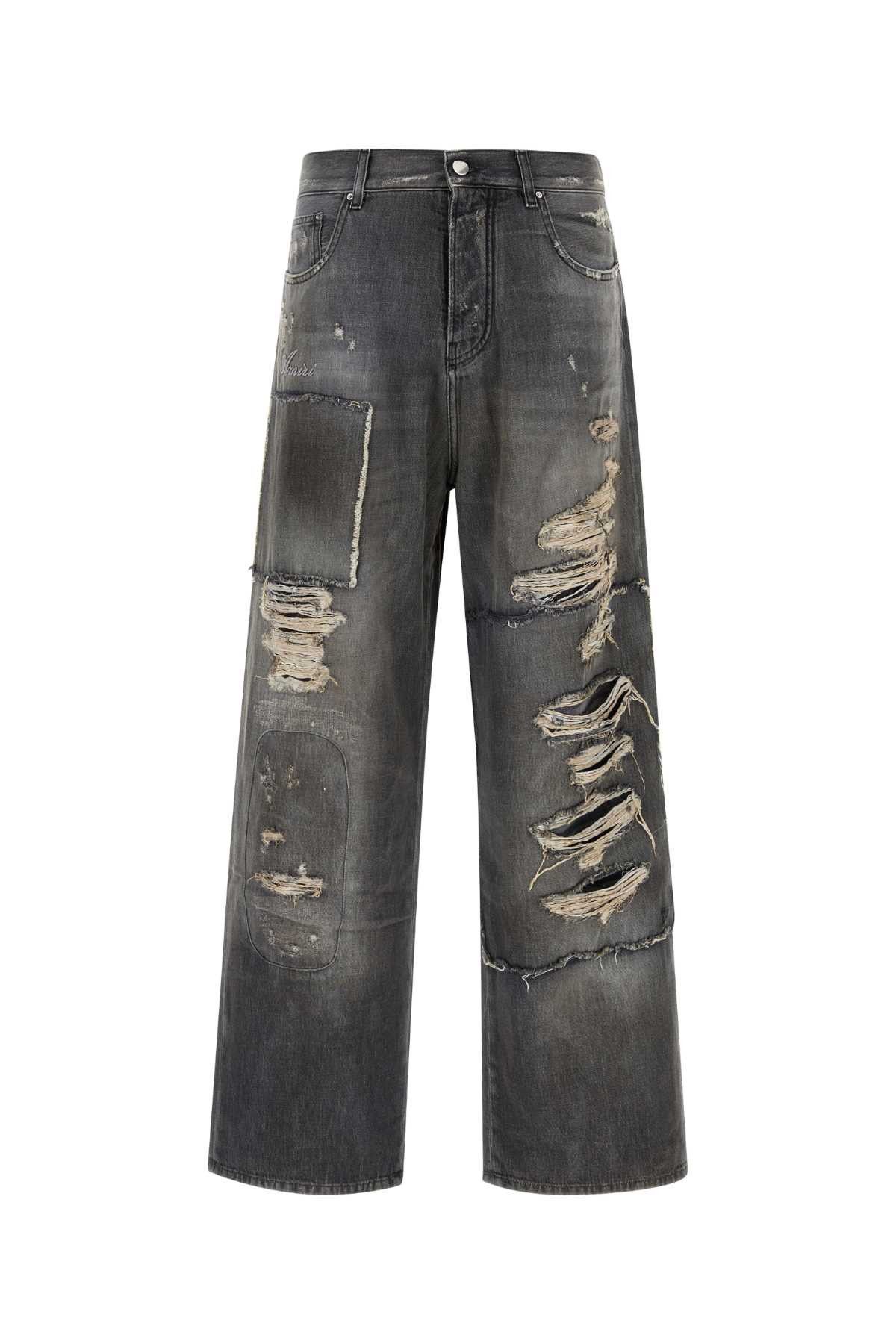 Amiri Charcoal Denim Jeans Size US 33 - 1 Thumbnail