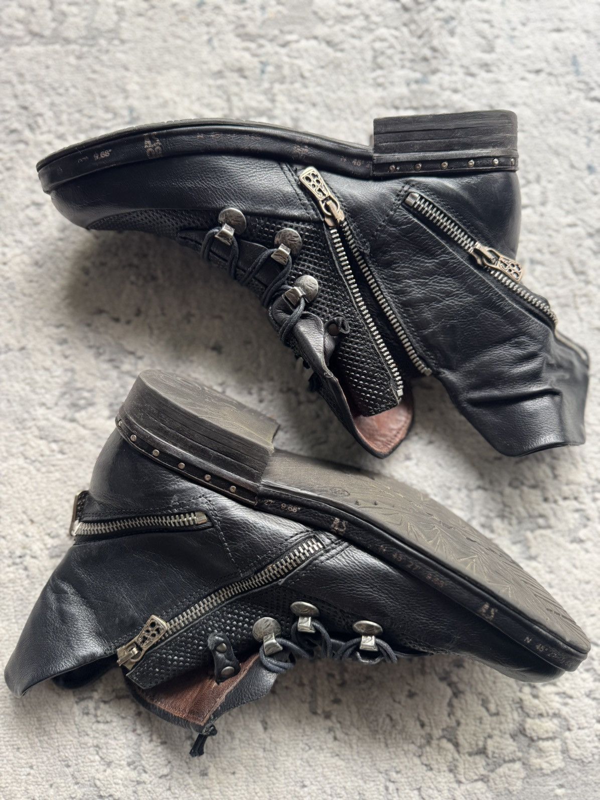A.S.98 A.S.98 Avantgarde Punk y2k Leather boots Size 38 Size US 8 / IT 38 - 14 Thumbnail