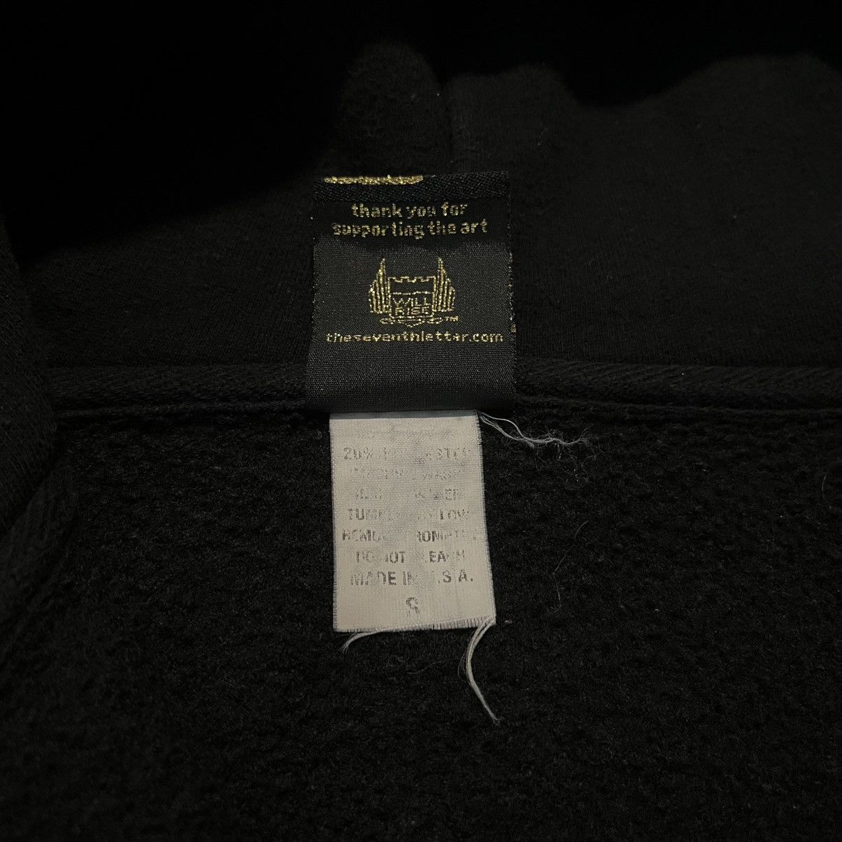 The Seventh Letter Vintage 2000s The Seventh Letter Graffiti Logo Zip Up Hoodie Size US S / EU 44-46 / 1 - 7 Thumbnail