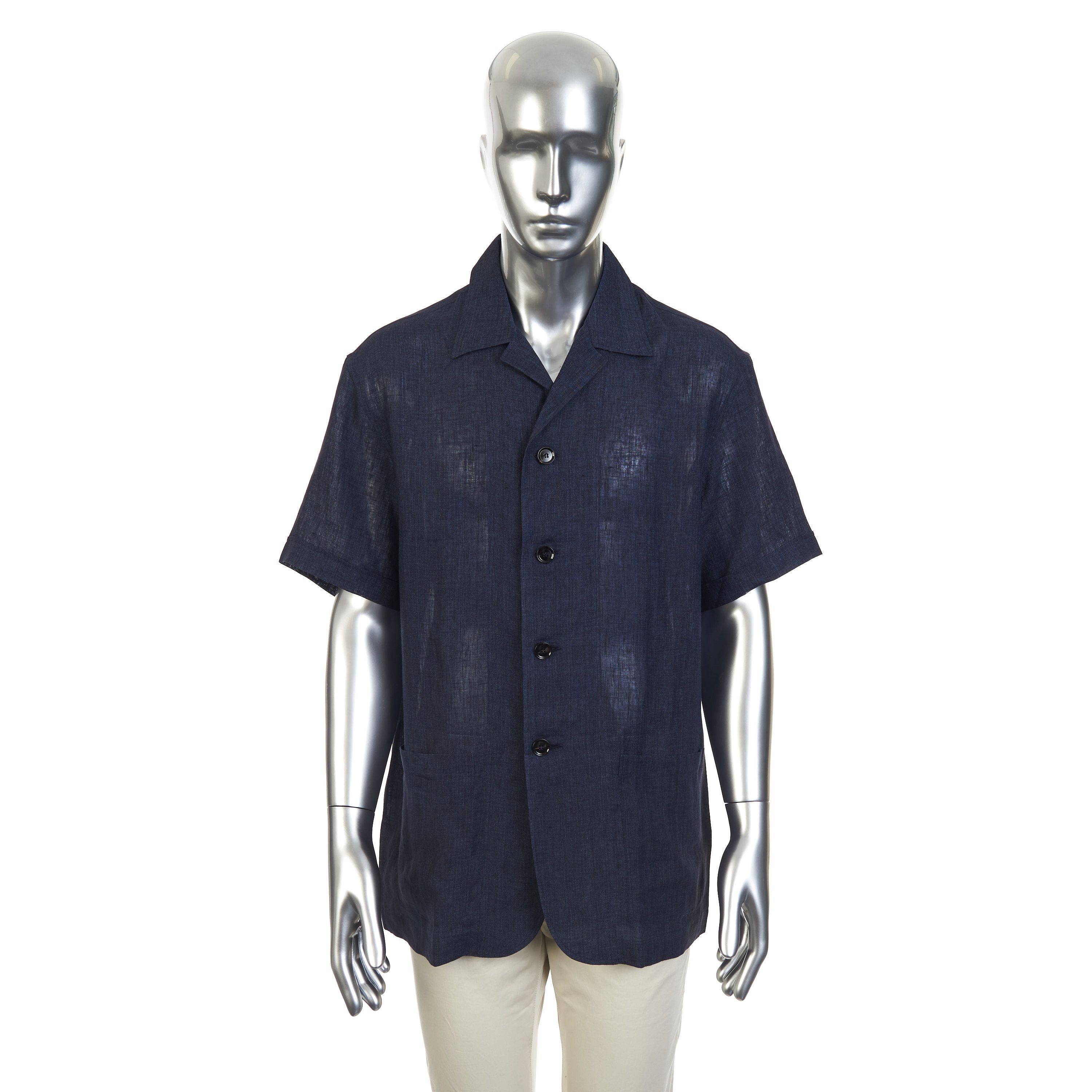 Brioni Linen Cuban Shirt Blazer Size US S / EU 44-46 / 1 - 1 Thumbnail