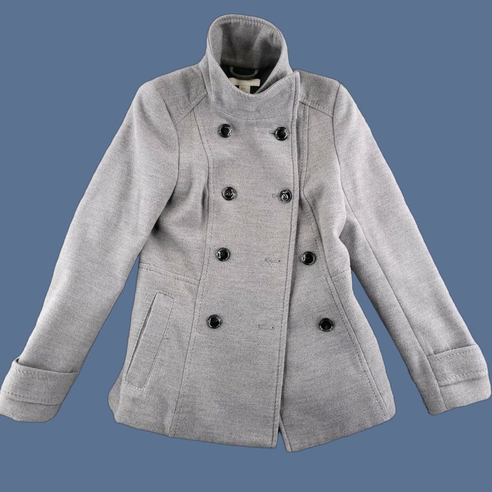 H&M H&M Pea Coat Womens 0 Overcoat Gray Warm Winter Shirt Jacket Coat? Size XS / US 0-2 / IT 36-38 - 1 Thumbnail