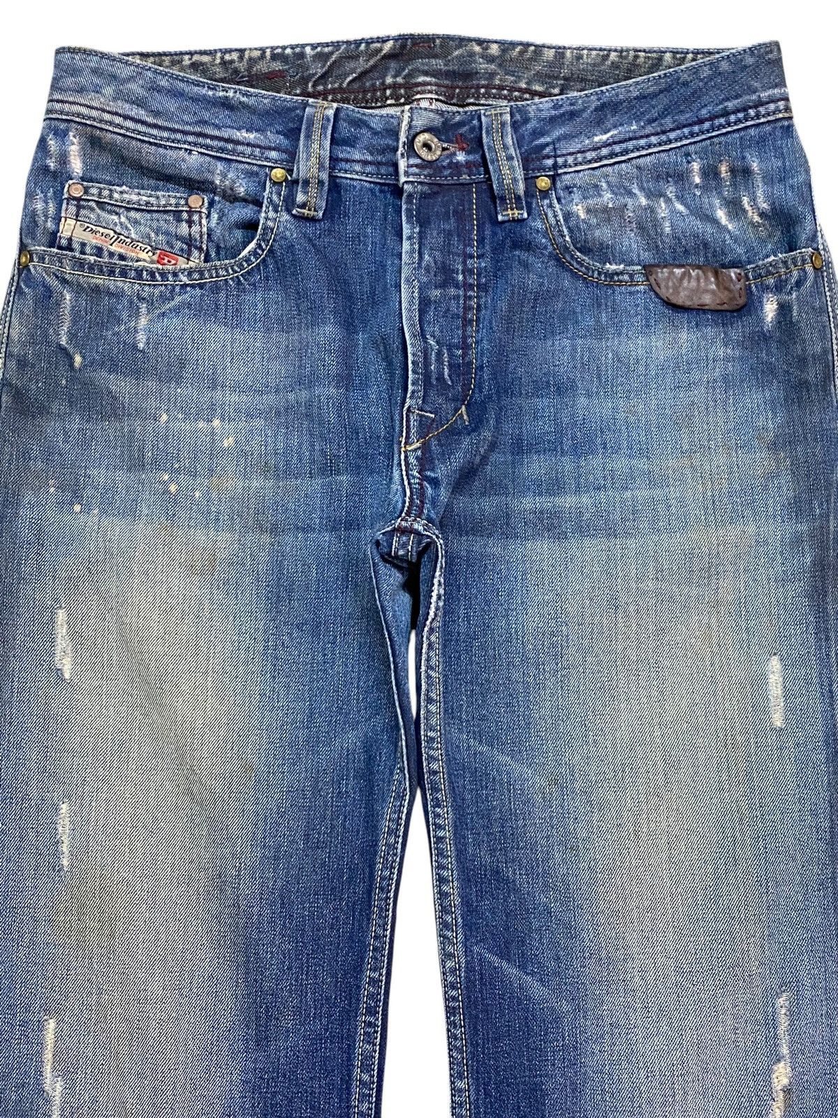 Diesel Black Gold Vintage Diesel Acid Wash Enough Baggy Distressed Jeans Size US 32 / EU 48 - 3 Thumbnail