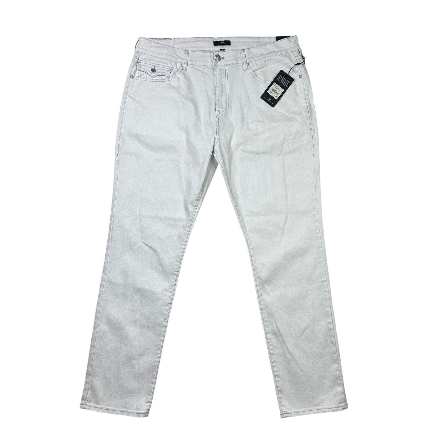 True Religion True Religion Geno Relaxed Slim Flap Jeans White Size US 38 / EU 54 - 1 Thumbnail