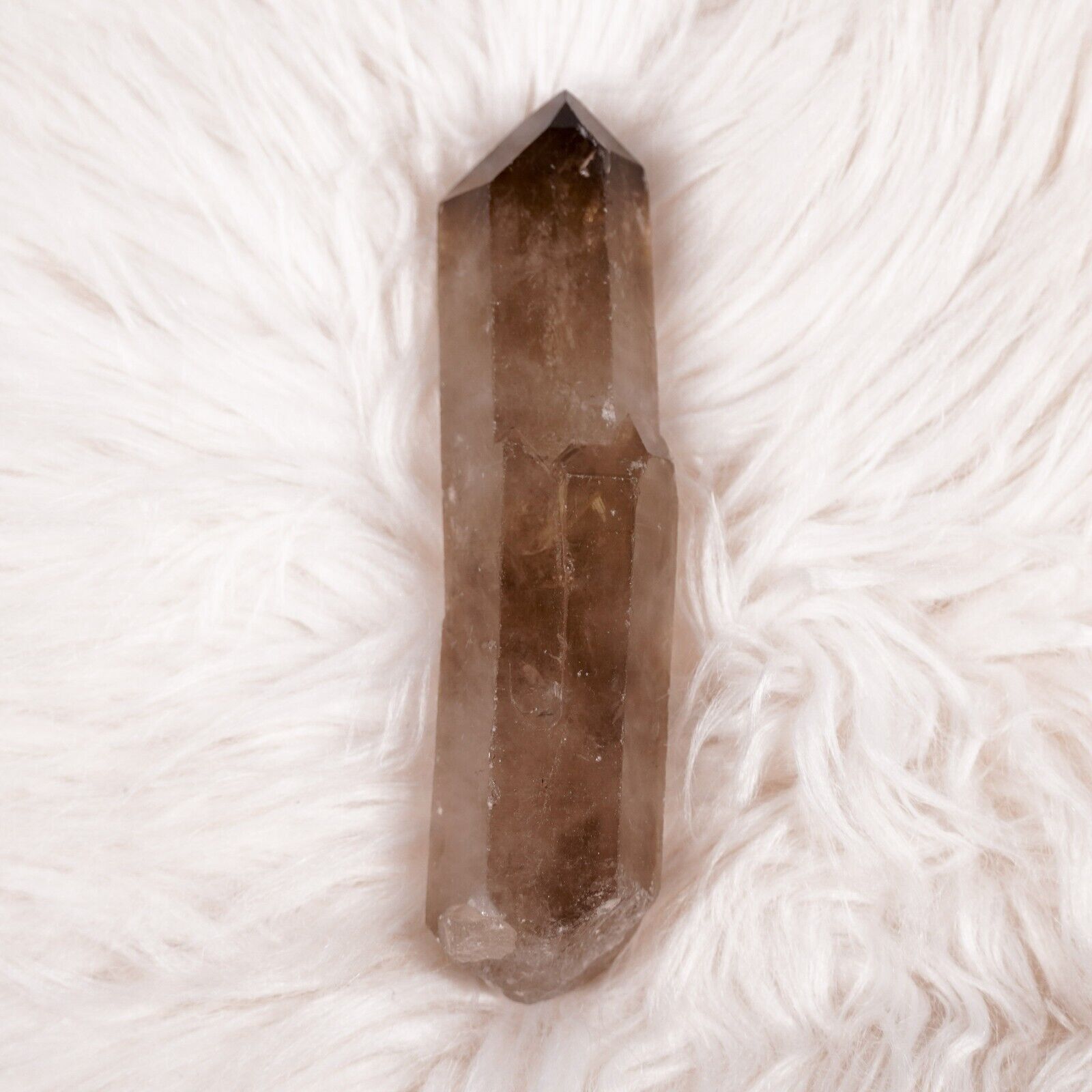 Other Large Smokey Quartz Crystal Point 4.5" Healing Gemstone Wand Size ONE SIZE - 1 Thumbnail