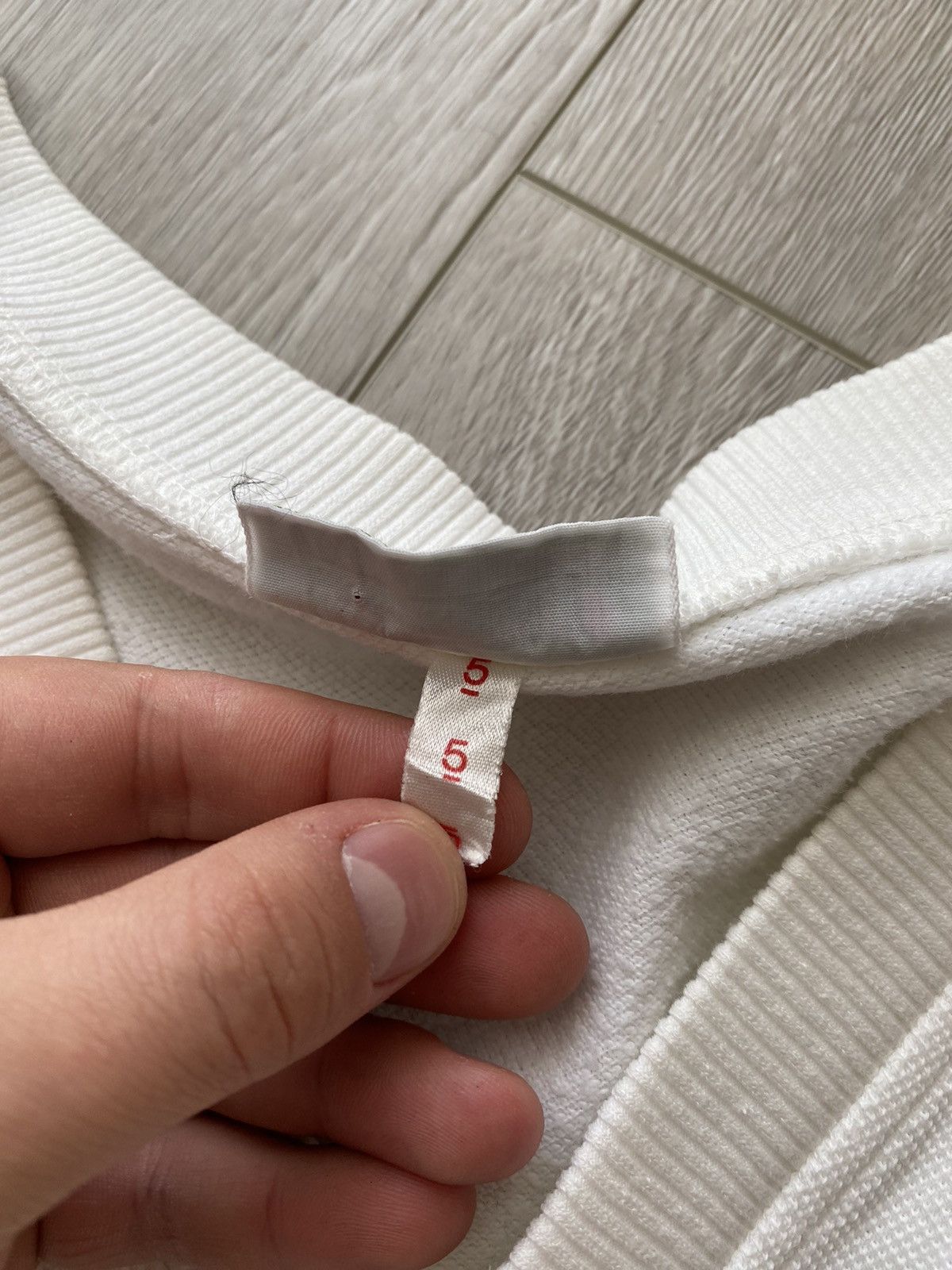 Lacoste × Vintage Vintage Lacoste Knit White V Neck Sweater Y2K Sweatshirt Size US XL / EU 56 / 4 - 6 Thumbnail