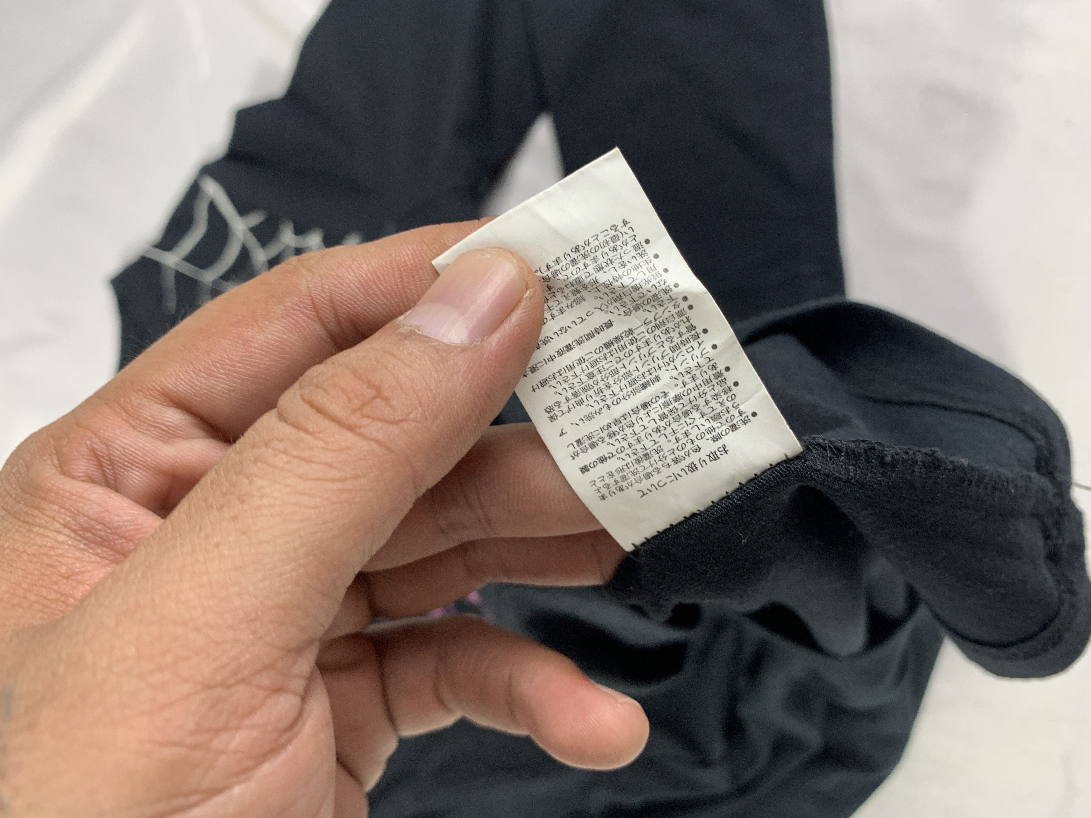 Japanese Brand sucure pomme Black Spider Poem Tee (S) Size S / US 4 / IT 40 - 11 Thumbnail