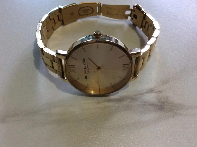 Designer Olivia ladies gold dial stainless steel watch Size ONE SIZE - 4 Thumbnail