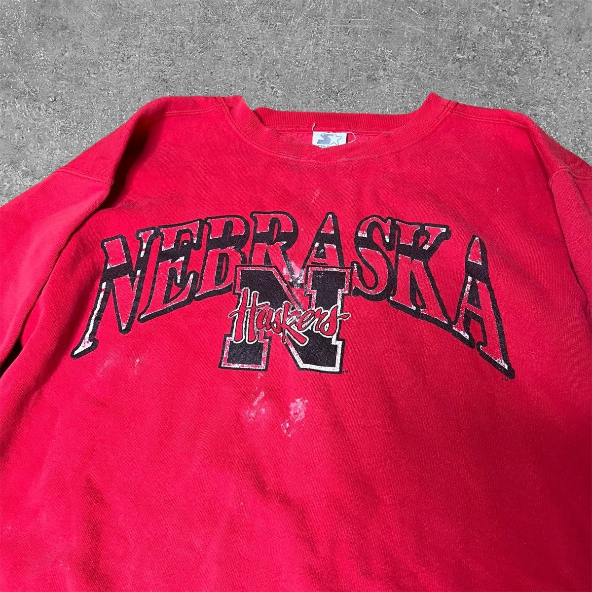 Starter × Vintage Vintage VTG 90s Starter Nebraska Huskers Sweatshirt Crew S Size US S / EU 44-46 / 1 - 2 Thumbnail