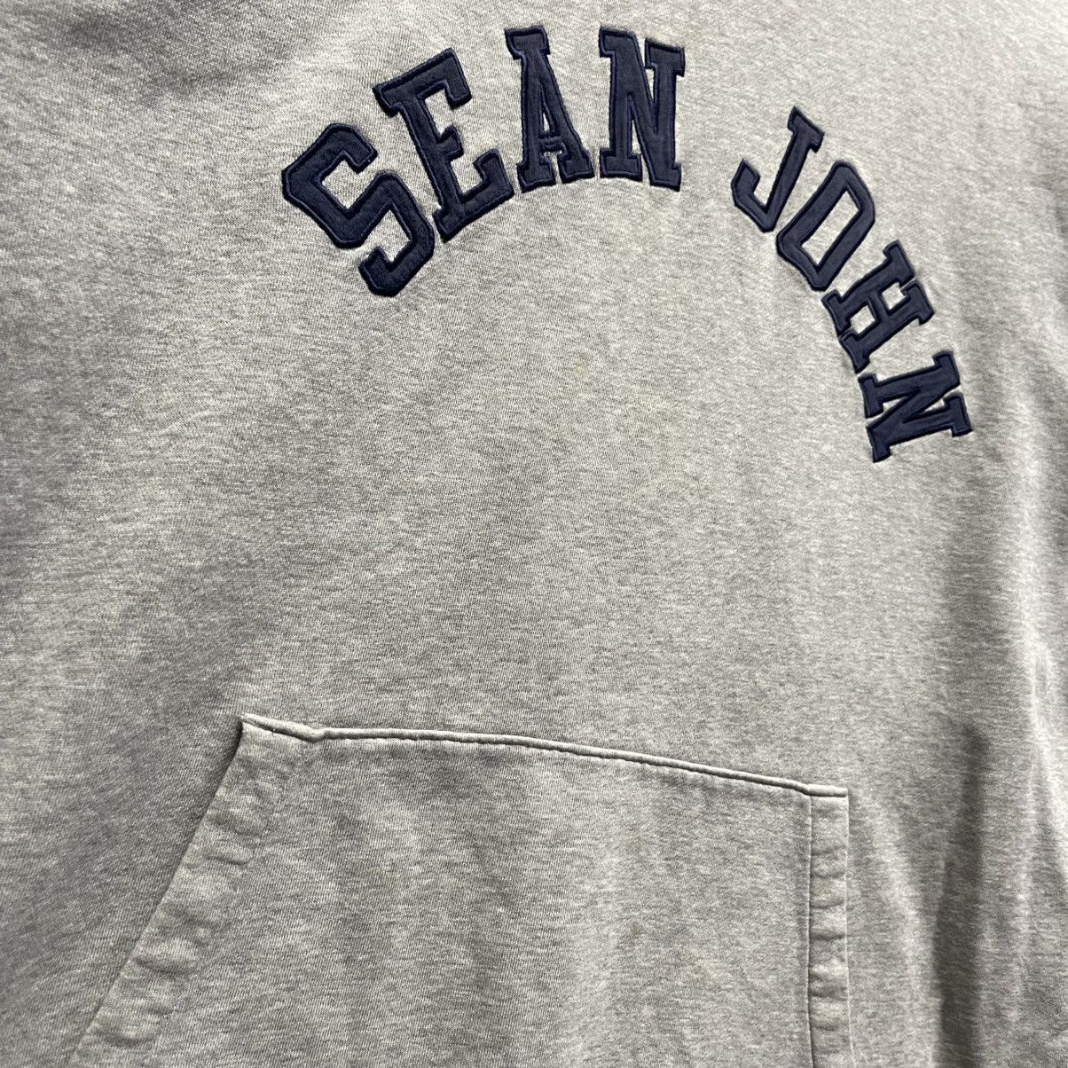 Sean John Y2K Sean John Striped Sleeve Hoodie Grey XL Size US XL / EU 56 / 4 - 6 Thumbnail