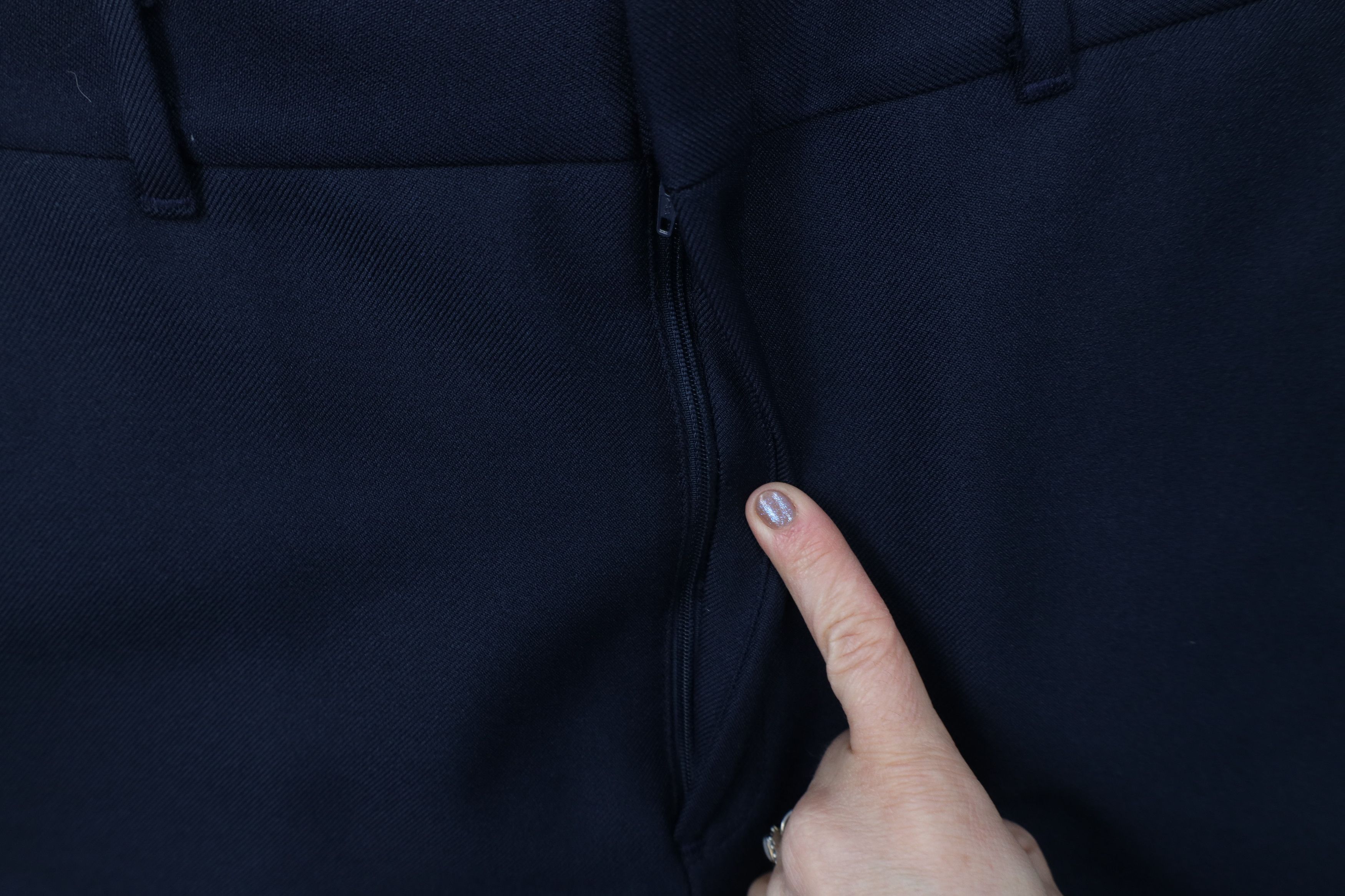 Vintage Vintage 70s Streetwear Flared Wide Leg Chino Pants Blue USA Size US 36 / EU 52 - 6 Thumbnail