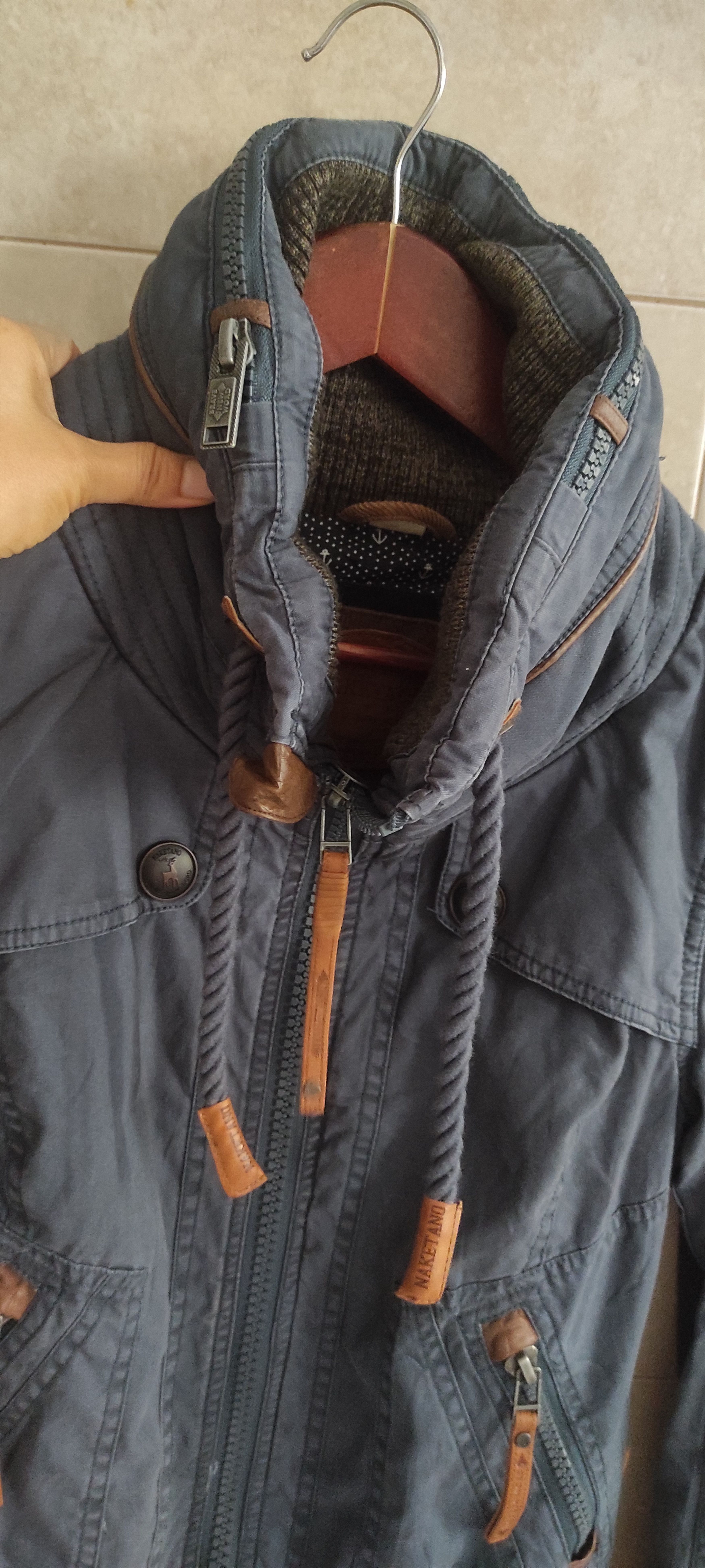 Naketano Naketano Women's Jacket Windbreaker Zip Top Blue color Size S / US 4 / IT 40 - 20 Thumbnail