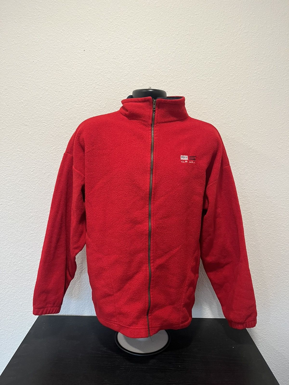 Polo Ralph Lauren × Vintage Polo Ralph Lauren zip up fleece vintage 90s Size US L / EU 52-54 / 3 - 1 Thumbnail