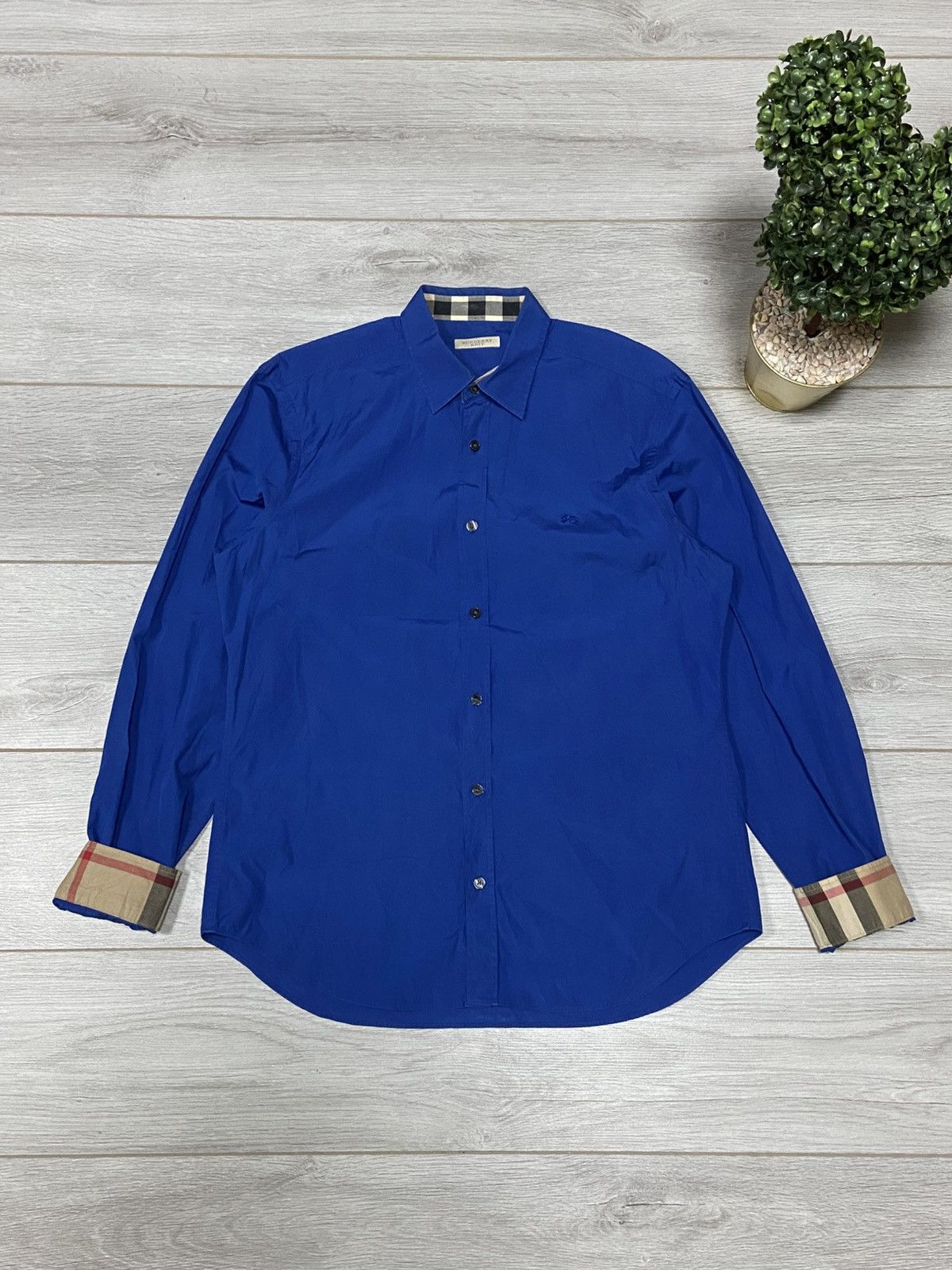 Burberry Burberry Brit vintage shirt nova check buttons Size US L / EU 52-54 / 3 - 1 Thumbnail