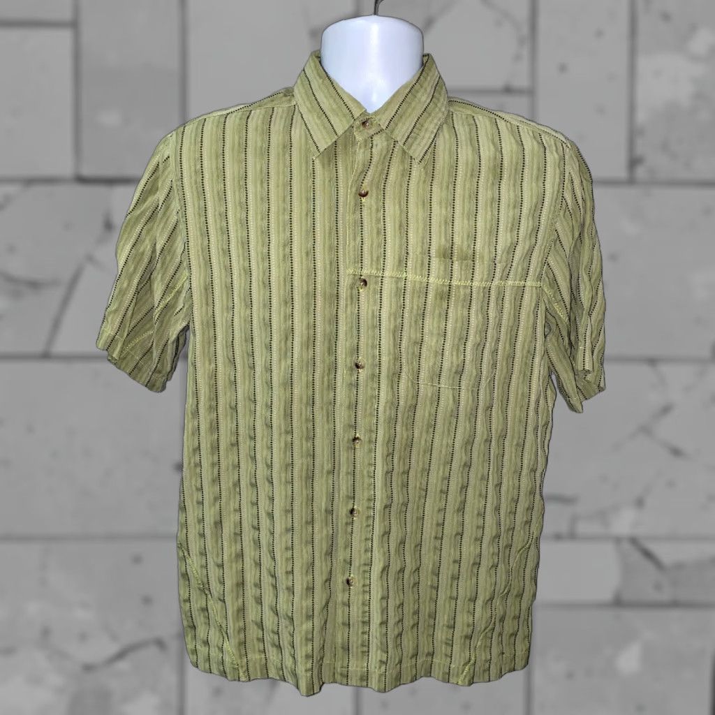 Vintage Kuhl Mens Green Short Sleeve Button Front Shirt Size M Size US M / EU 48-50 / 2 - 1 Thumbnail