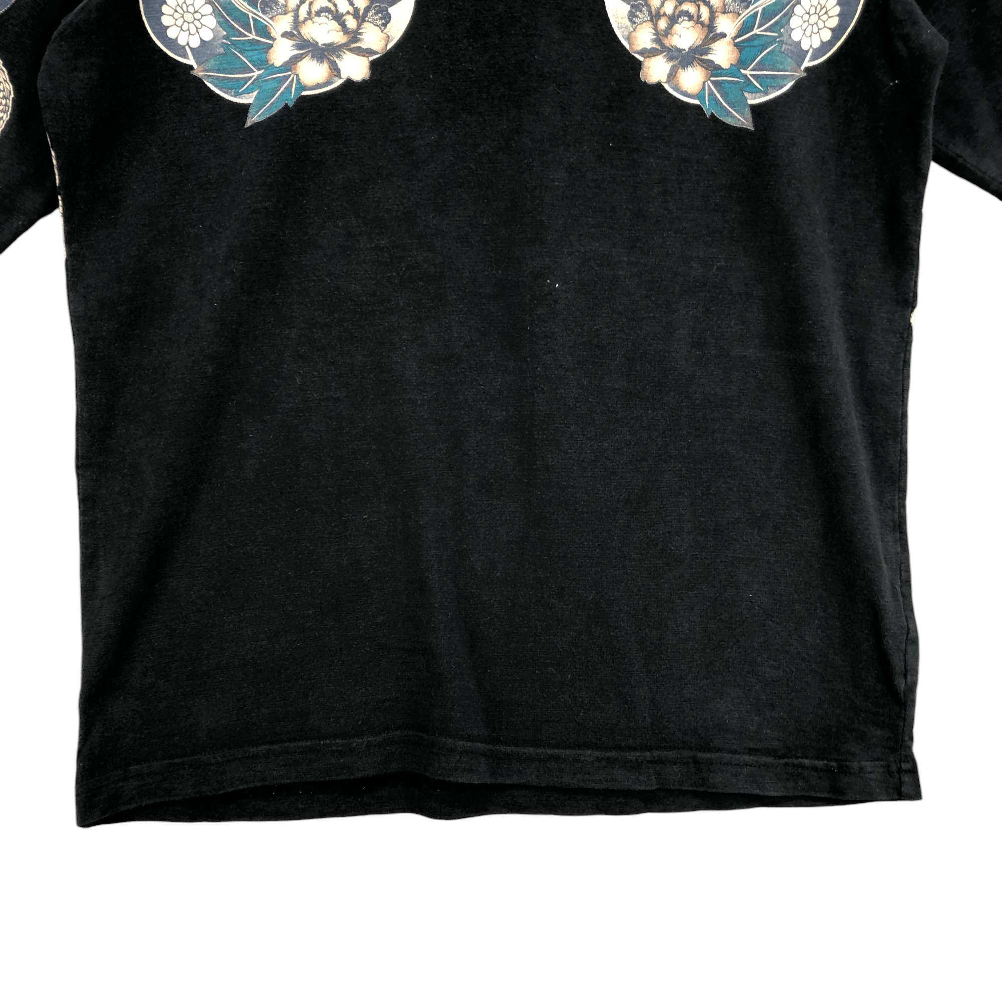 Japanese Brand VINTAGE KARA KURI TAMASHI ART YAKUZA DRAGON 3Q TEE #6014-218 Size US L / EU 52-54 / 3 - 9 Thumbnail