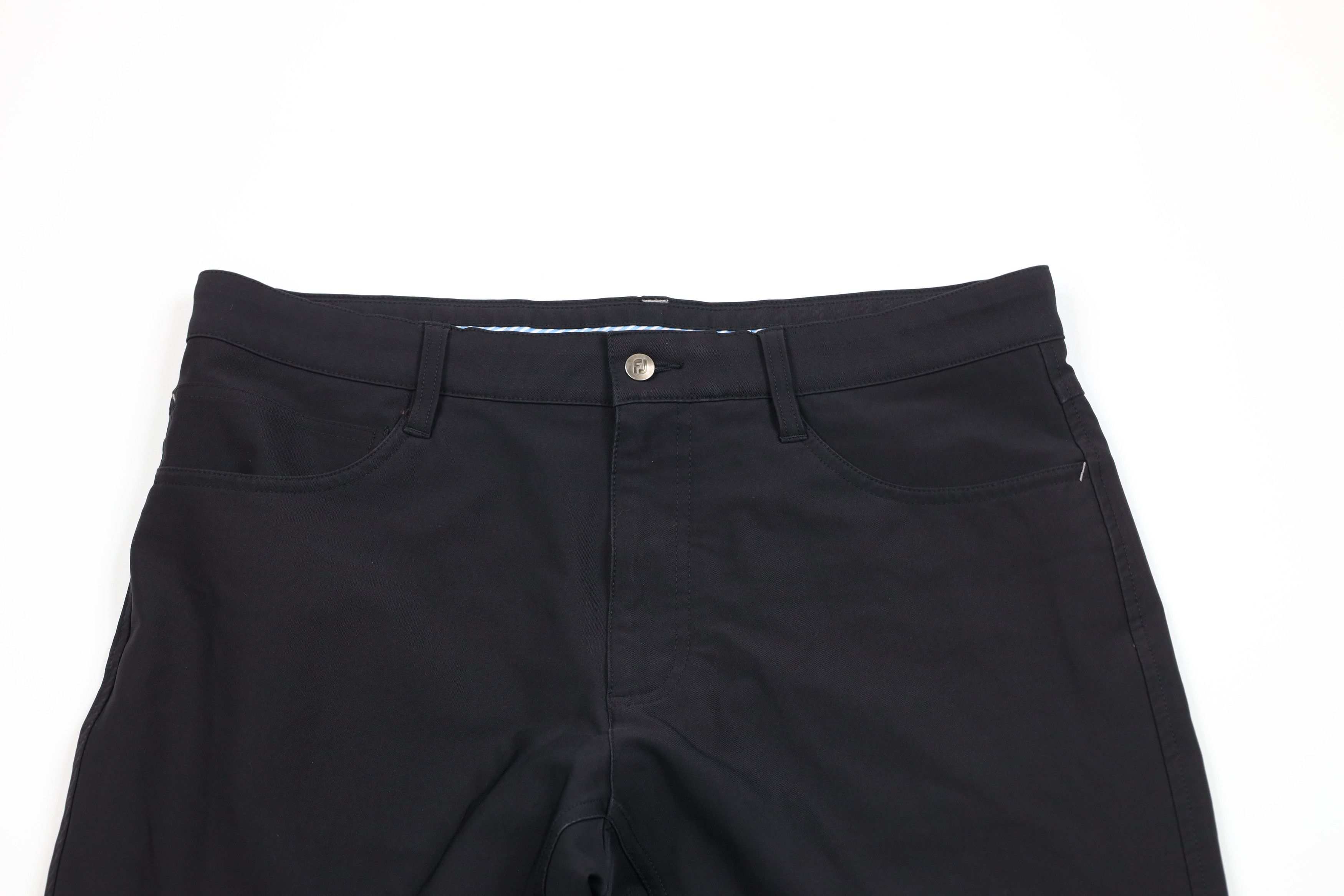 Footjoy × Vintage FootJoy Tech Flat Front Golfing Golf Chino Pants Black Size US 34 / EU 50 - 2 Thumbnail