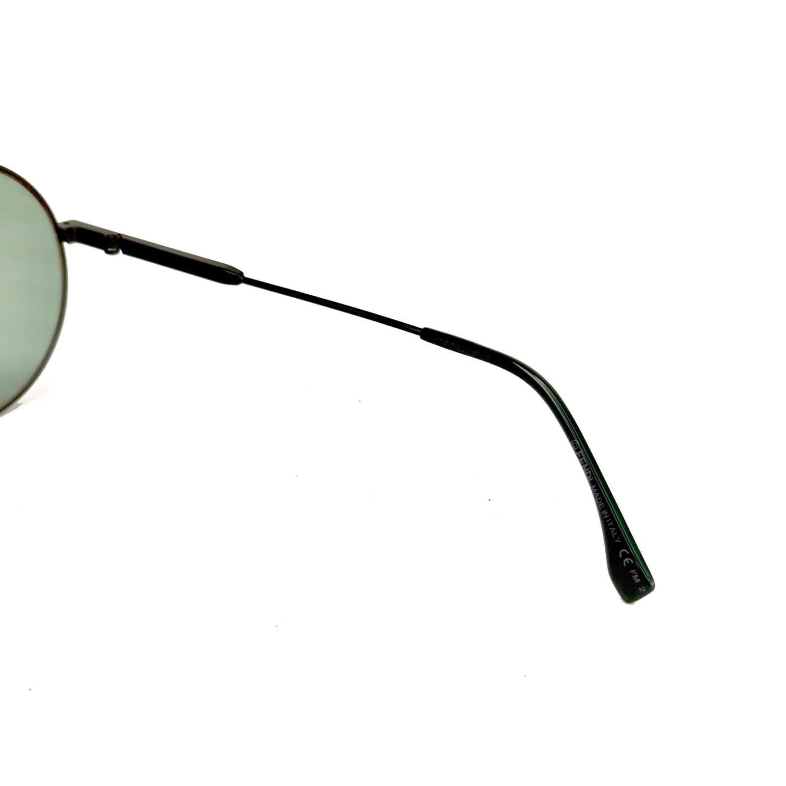 Fendi FENDI FF0248S 0248 Waves Green Mirrored Metal Sunglasses Size ONE SIZE - 4 Thumbnail