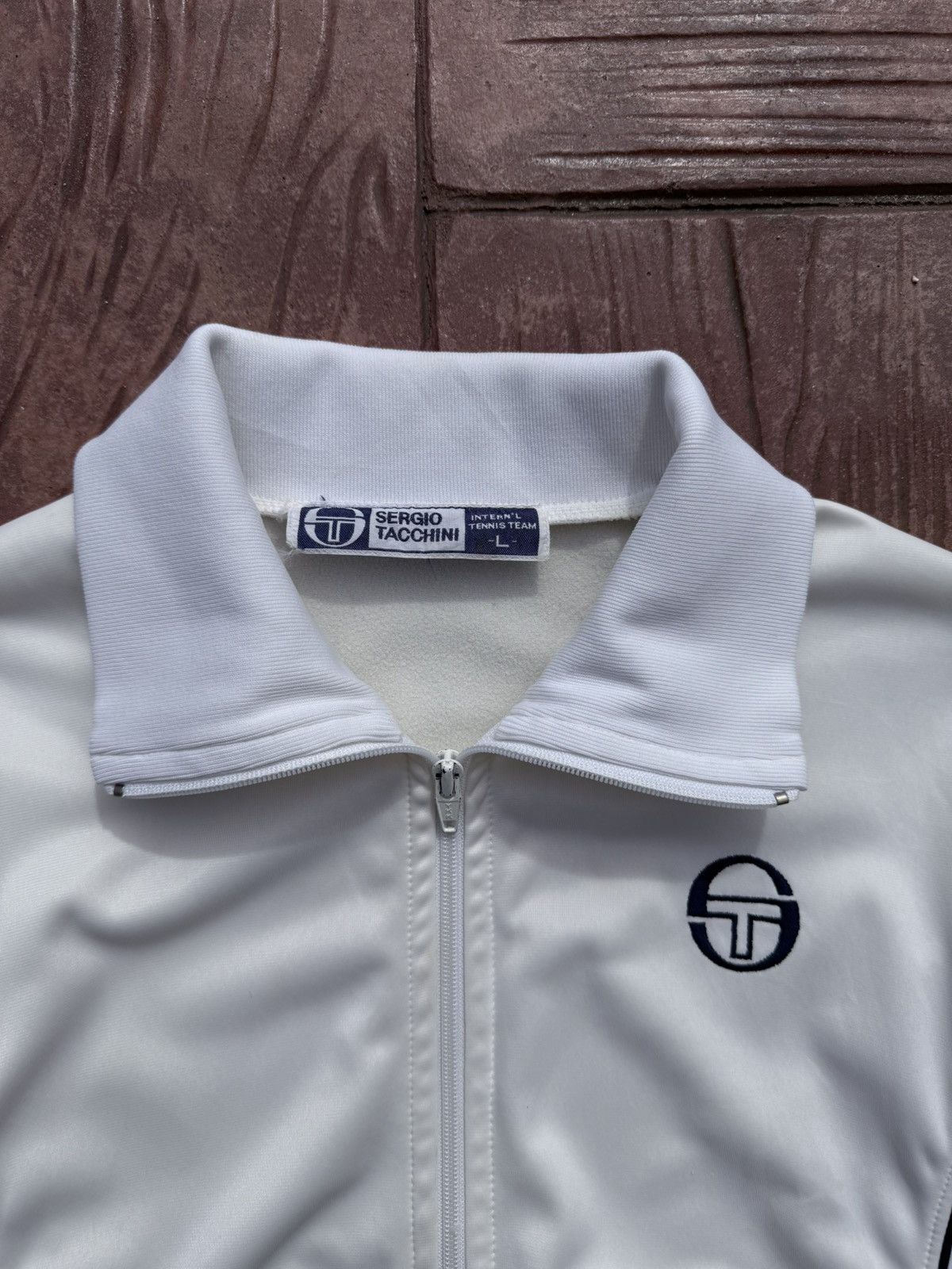 Sergio Tacchini × Vintage Vintage 80’s-90’s Sergio Tacchini Casual Jacket Size US M / EU 48-50 / 2 - 2 Thumbnail