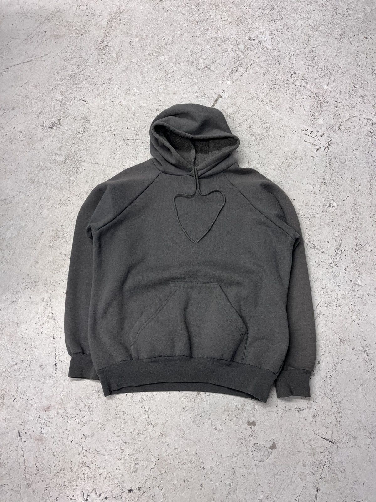 Vintage Vintage blank grey army hoodie Size US M / EU 48-50 / 2 - 2 Thumbnail