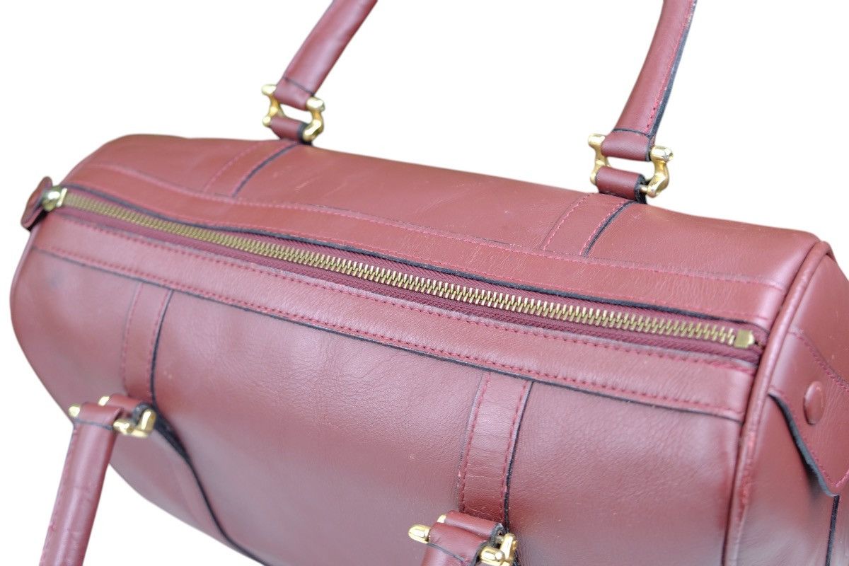 Cartier Vintage CARTIER 1980s Boston Bag Leather Bordeaux Size ONE SIZE - 9 Thumbnail