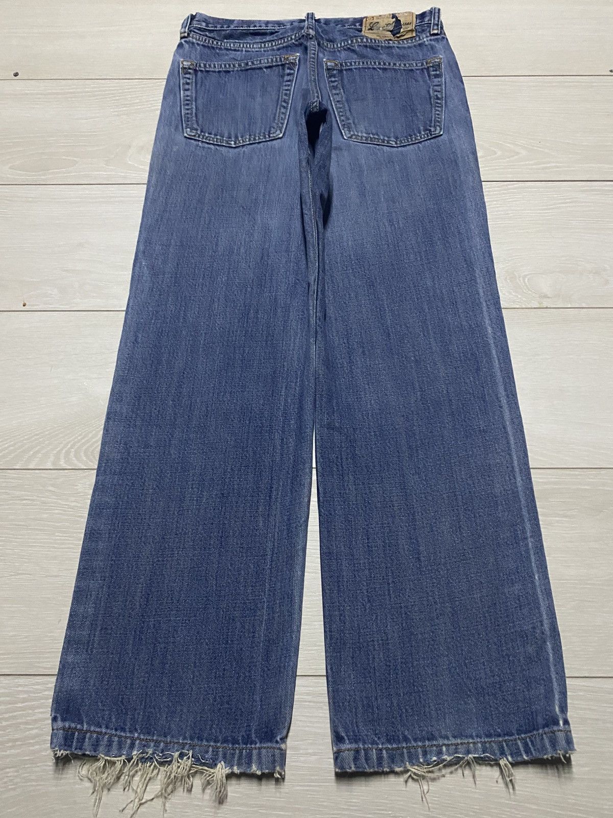 Levi's Made & Crafted Vintage Levis Signature Blue Wash Distressed Loose Jeans Size US 29 - 2 Thumbnail