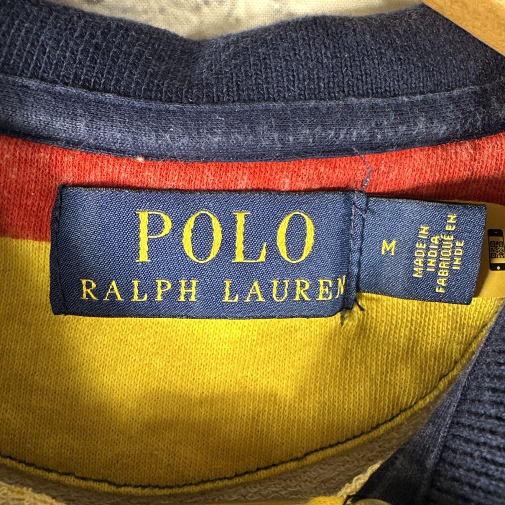 Polo Ralph Lauren Polo Ralph Lauren Polo Shirt Mens M Multicolor Stripe Terry Cloth Lightweight Breathable Casual Beach Golf Logo Short Sleeve Cotton Regular Size US M / EU 48-50 / 2 - 4 Thumbnail