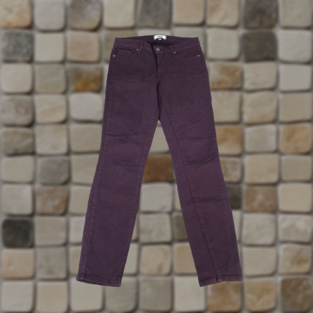 Paige PAIGE Jeans Skinny Verdugo Ankle Denim Dark Purple 27 Womens Size 27" / US 4 / IT 40 - 1 Thumbnail