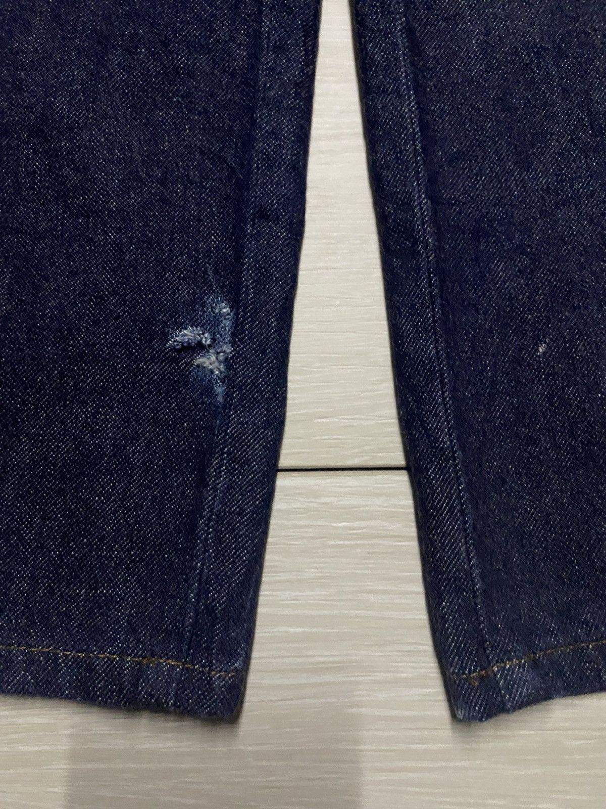 Christophe Lemaire Vintage Uniqlo Navy Blue Baggy Jeans Size US 27 - 7 Thumbnail