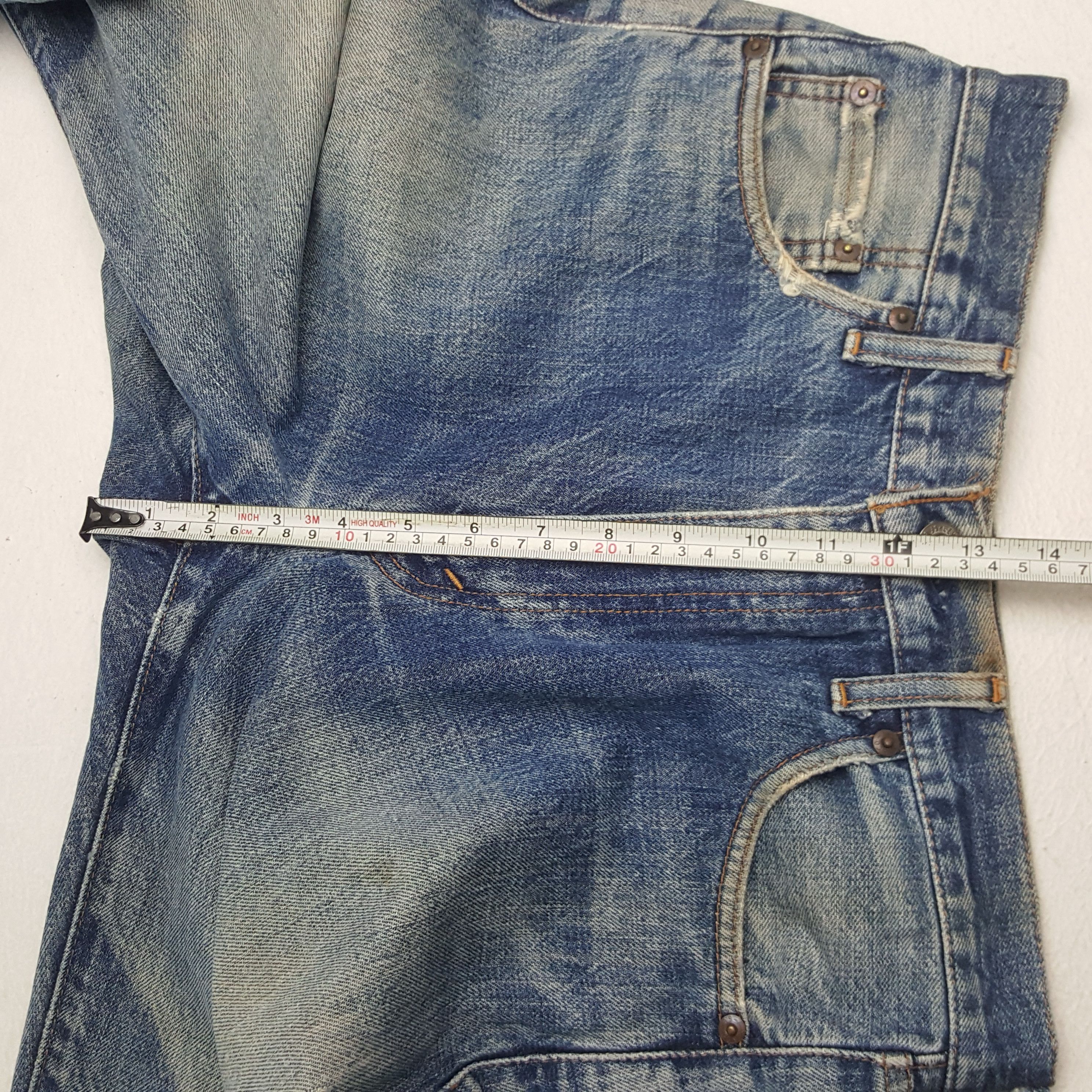 Levi's × Vintage Vintage Levi's Selvedge American Distressed Denim Jeans Size US 29 - 10 Thumbnail