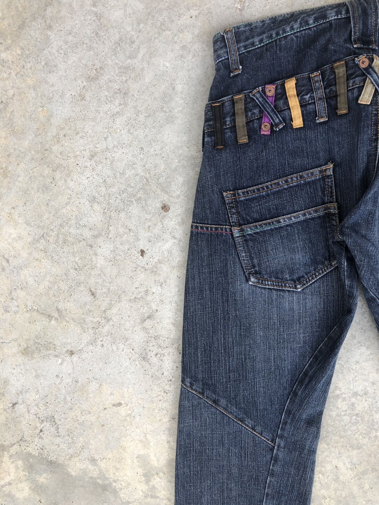 Hysteric Glamour Japanese Sirmione Double Waist Distressed Jeans Size US 29 - 9 Thumbnail