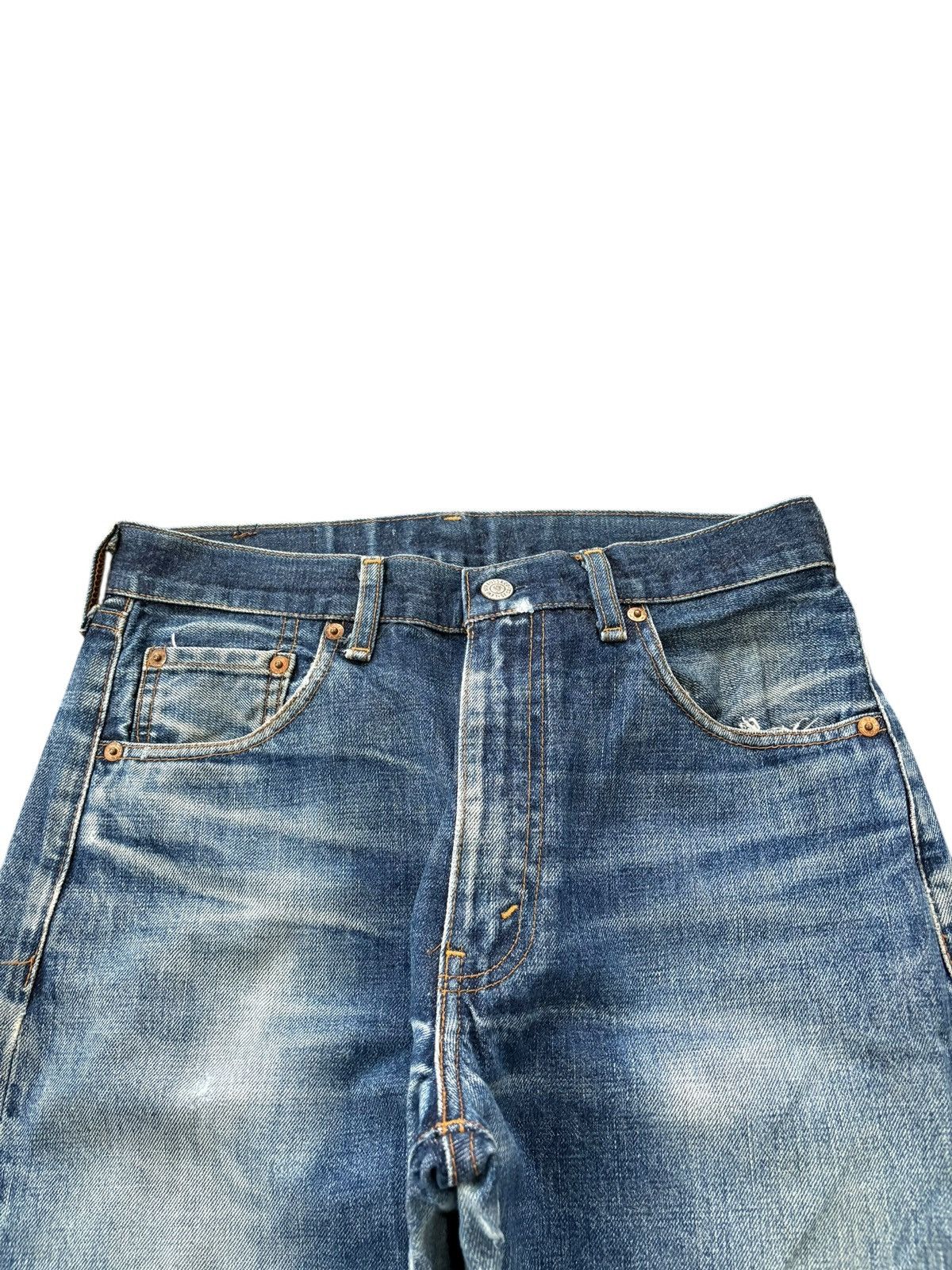 Levi's Vintage 80s Levi’s 502 Big E Selvedge Talon Baggy Jeans Size US 30 / EU 46 - 5 Thumbnail