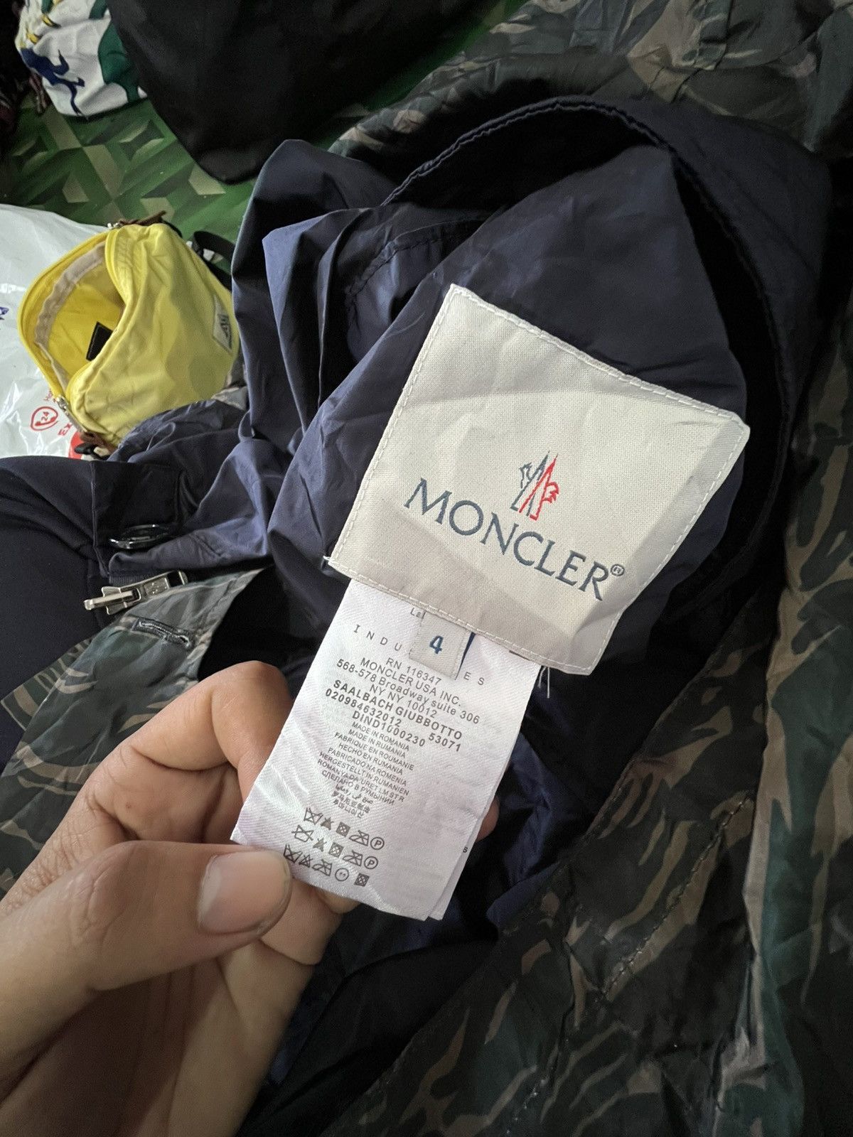 Moncler MONCLER CAMO REVERSIBLE JACKET Size US L / EU 52-54 / 3 - 6 Thumbnail