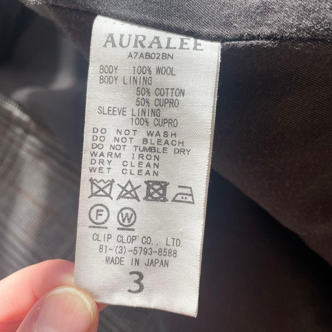 Auralee AURALEE DOUBLE-SIDED CHECK ZIP BLOUSON JACKET Gray 3 Size US S / EU 44-46 / 1 - 10 Thumbnail