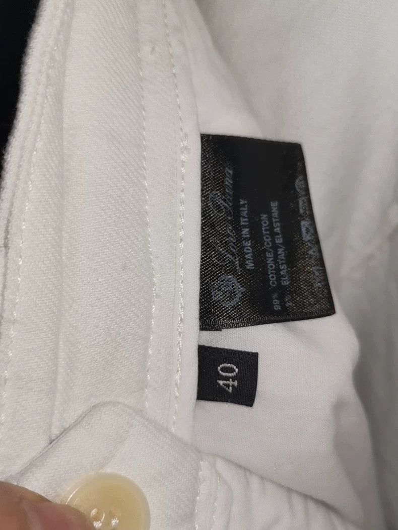 Loro Piana LORO PIANA White casual pants Size 26" / US 2 / IT 38 - 4 Thumbnail