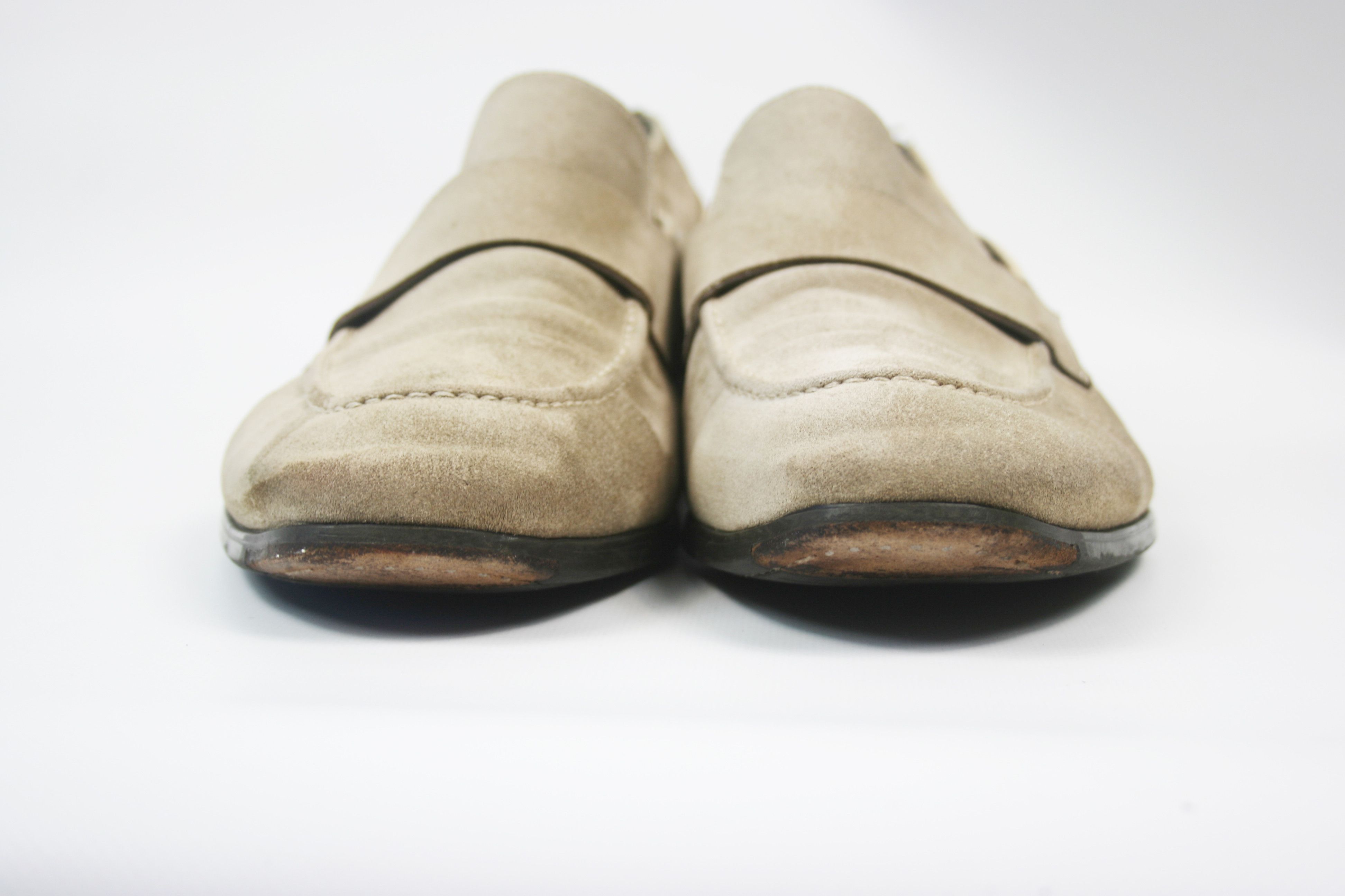 Santoni Carlo Suede Loafers Size US 11 / EU 44 - 3 Thumbnail