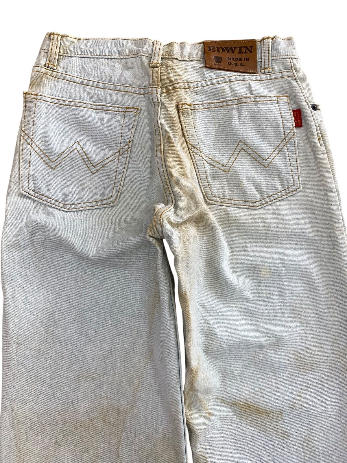 Edwin Edwin Acid Light Wash Style Straight Leg Jeans Size US 28 / EU 44 - 4 Thumbnail