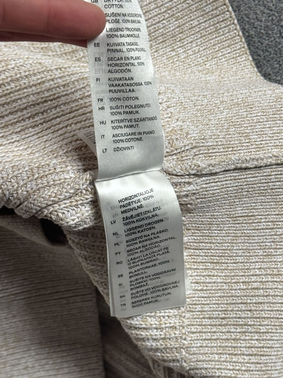 Cos × Designer COS S button up knitwear cardigan sweater jumper pullover Size S / US 4 / IT 40 - 11 Thumbnail
