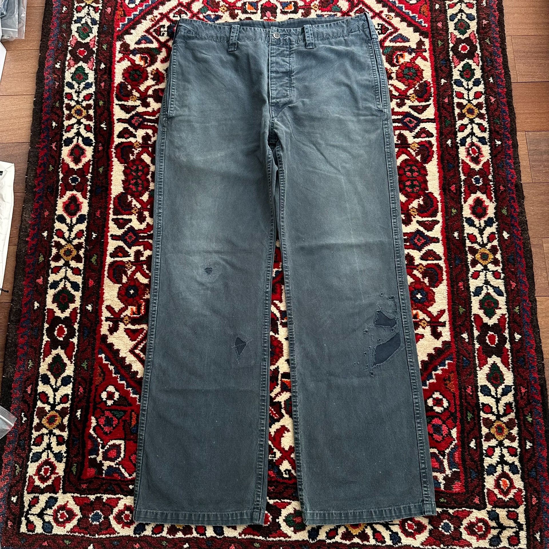 Visvim Visvim 20aw Gifford Pants Dmgd size2 Grey | Grailed