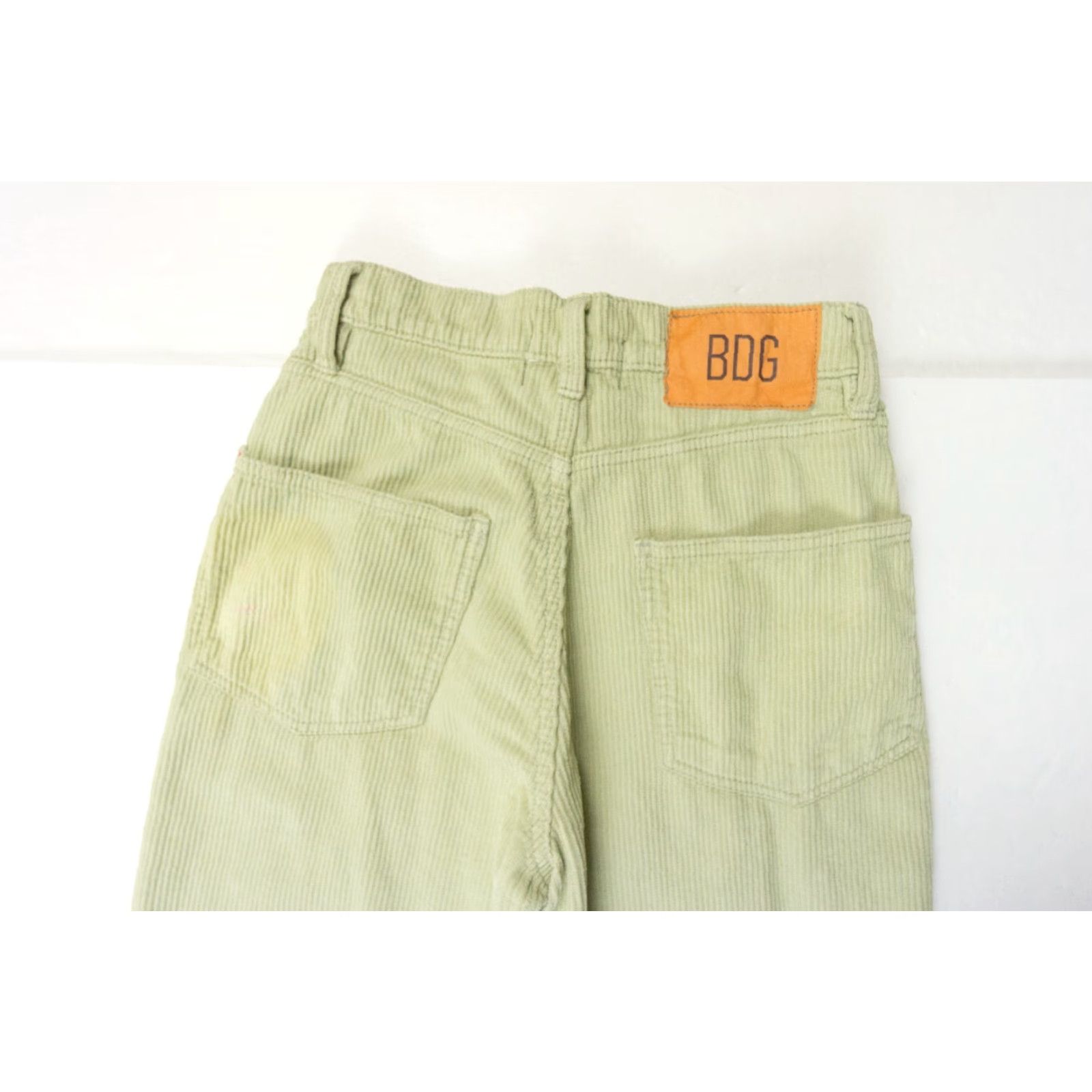 Bdg BDG Women's Corduroy Pants 24 Green Chino Straight Casual Size 42" / US 20 - 6 Thumbnail