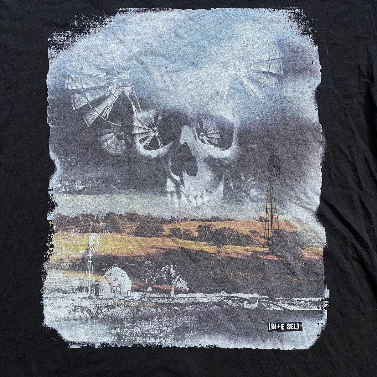 Diesel DIESEL Y2K SKULL PRINT T SHIRT Size US M / EU 48-50 / 2 - 2 Thumbnail