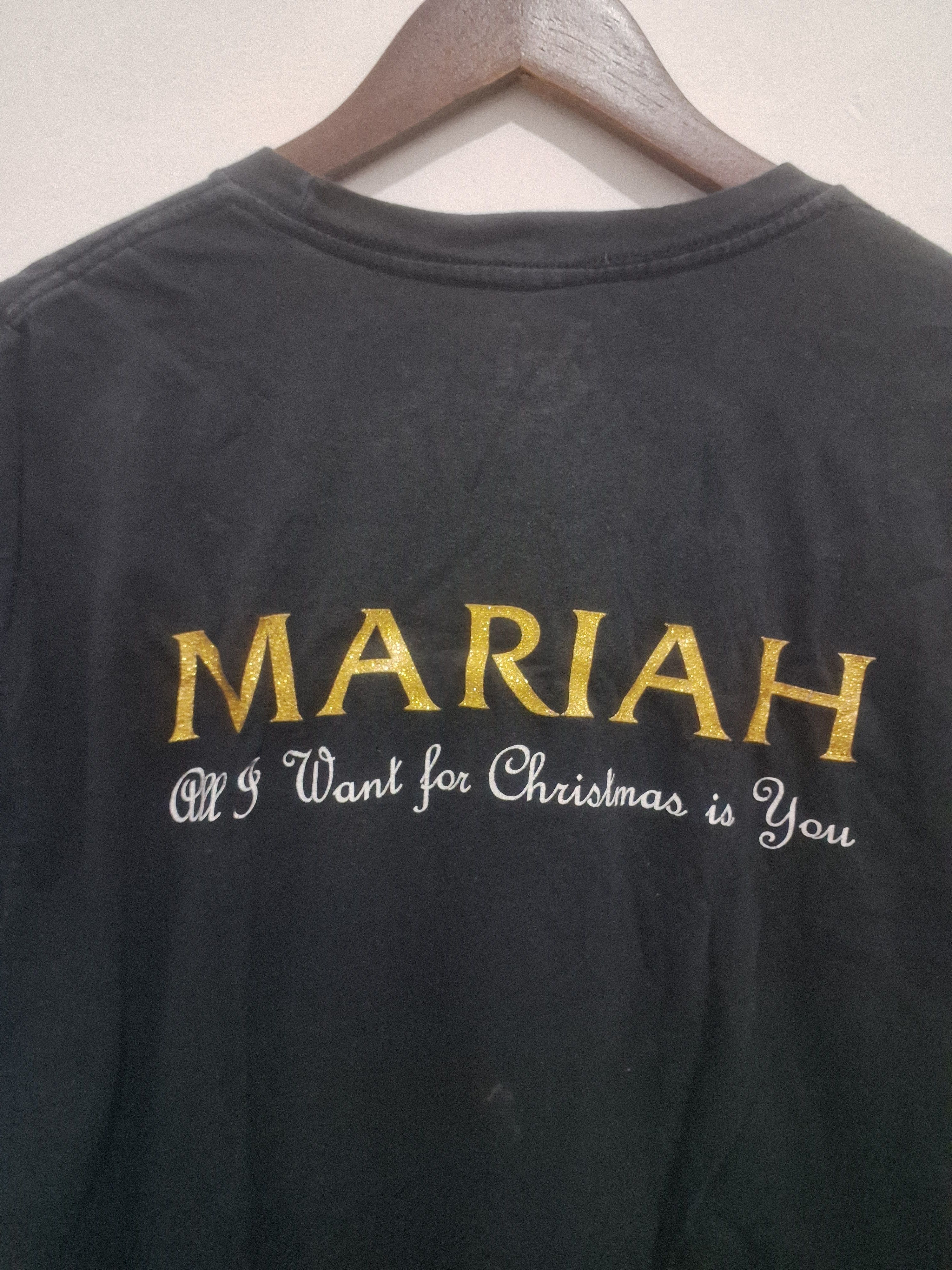 Band Tees Mariah Carey glitter tshirt Size US XL / EU 56 / 4 - 4 Thumbnail