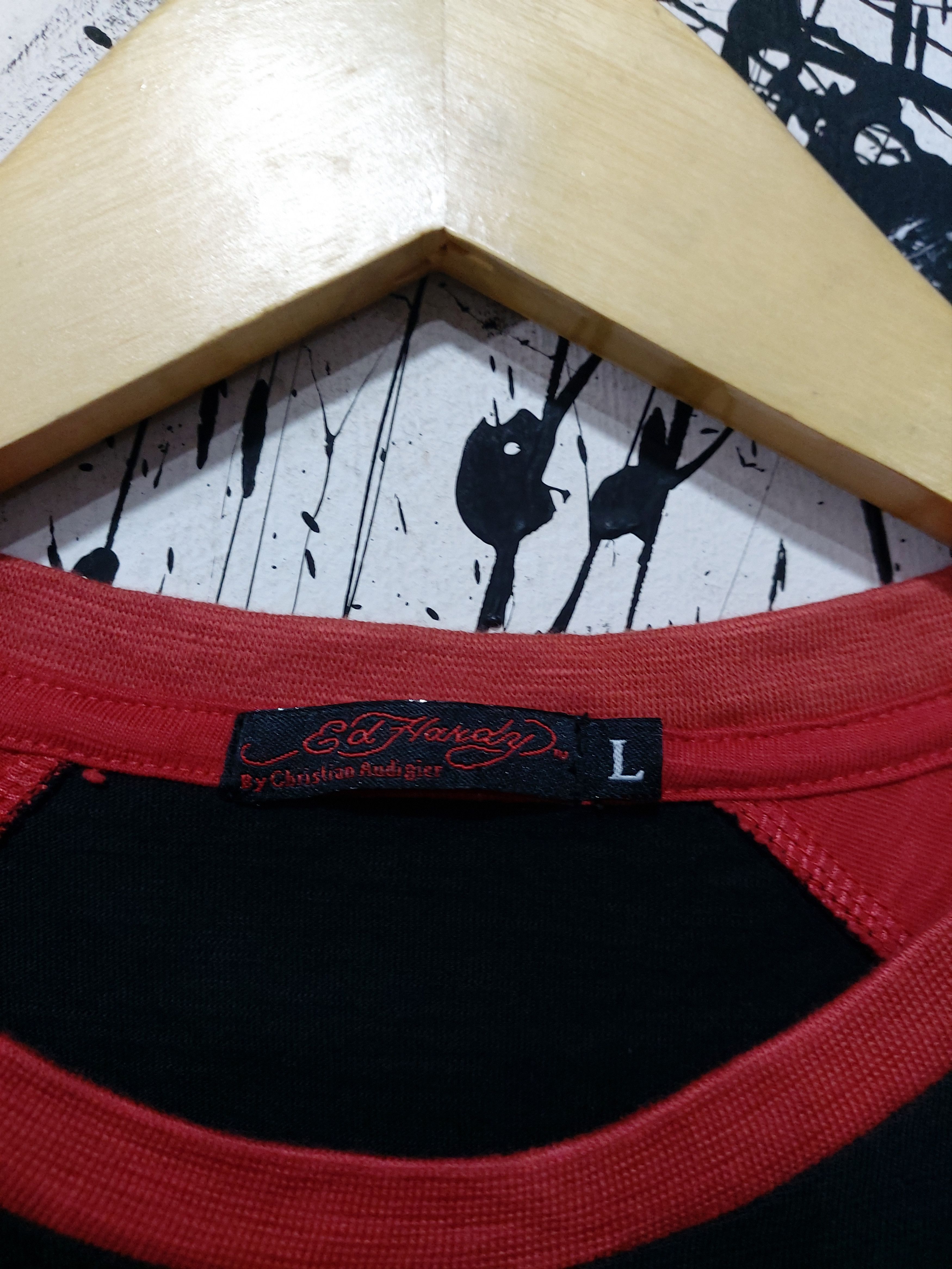 Christian Audigier × Ed Hardy 2000'S ED HARDY POCKET Y2K SHIRT Size US L / EU 52-54 / 3 - 7 Thumbnail